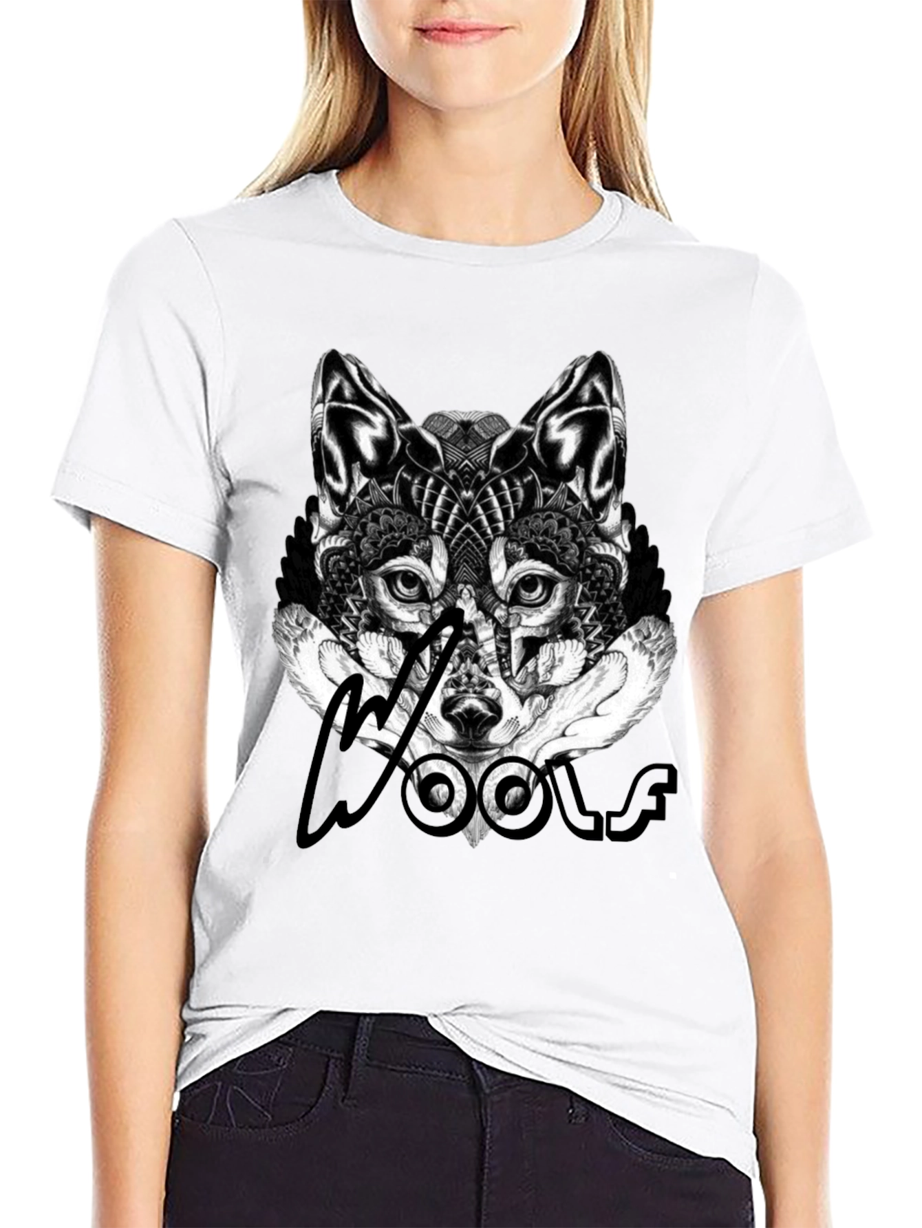 Wolf Graphic Print T-Shirt - Urban Style