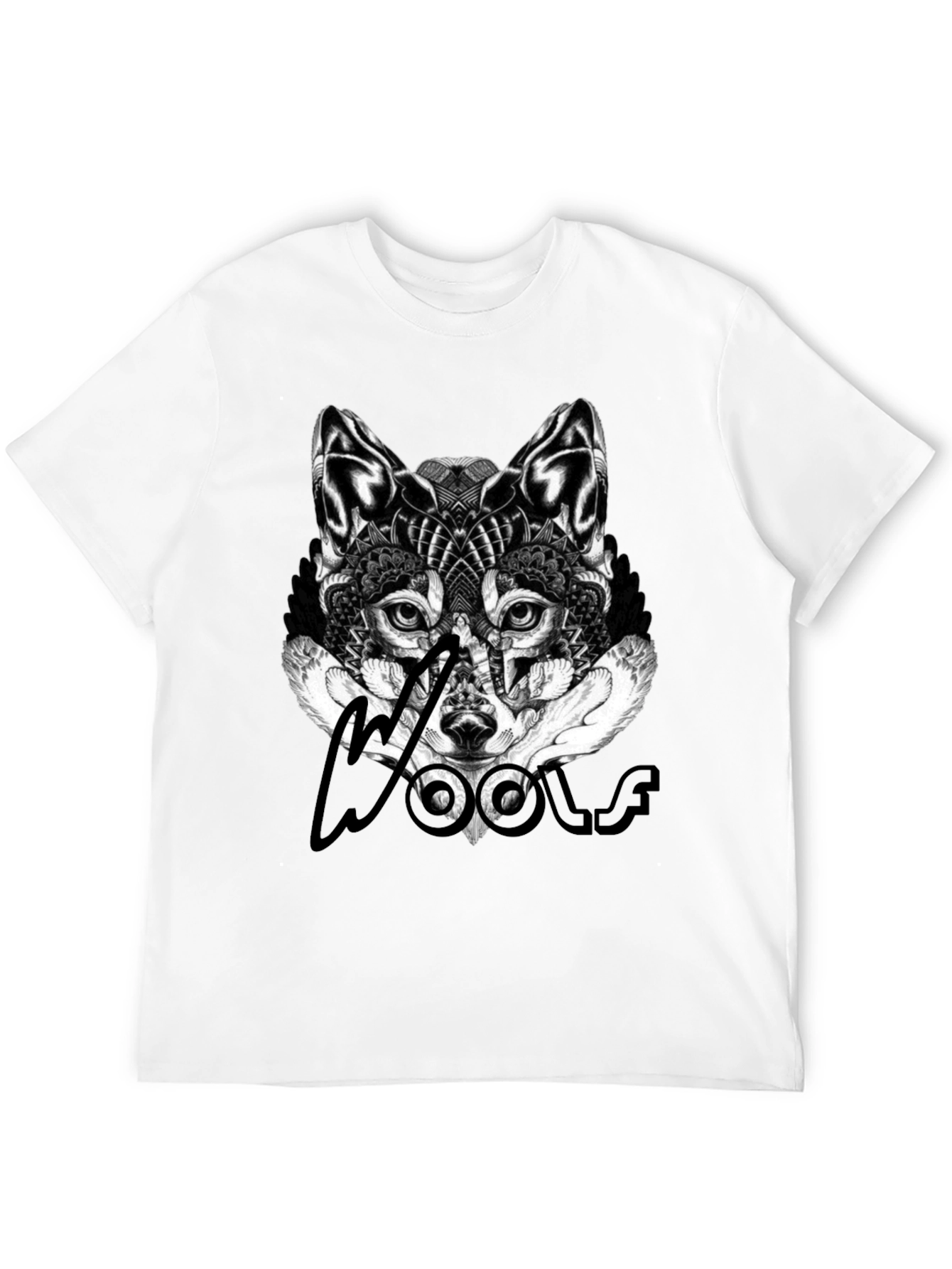 Wolf Graphic Print T-Shirt - Urban Style