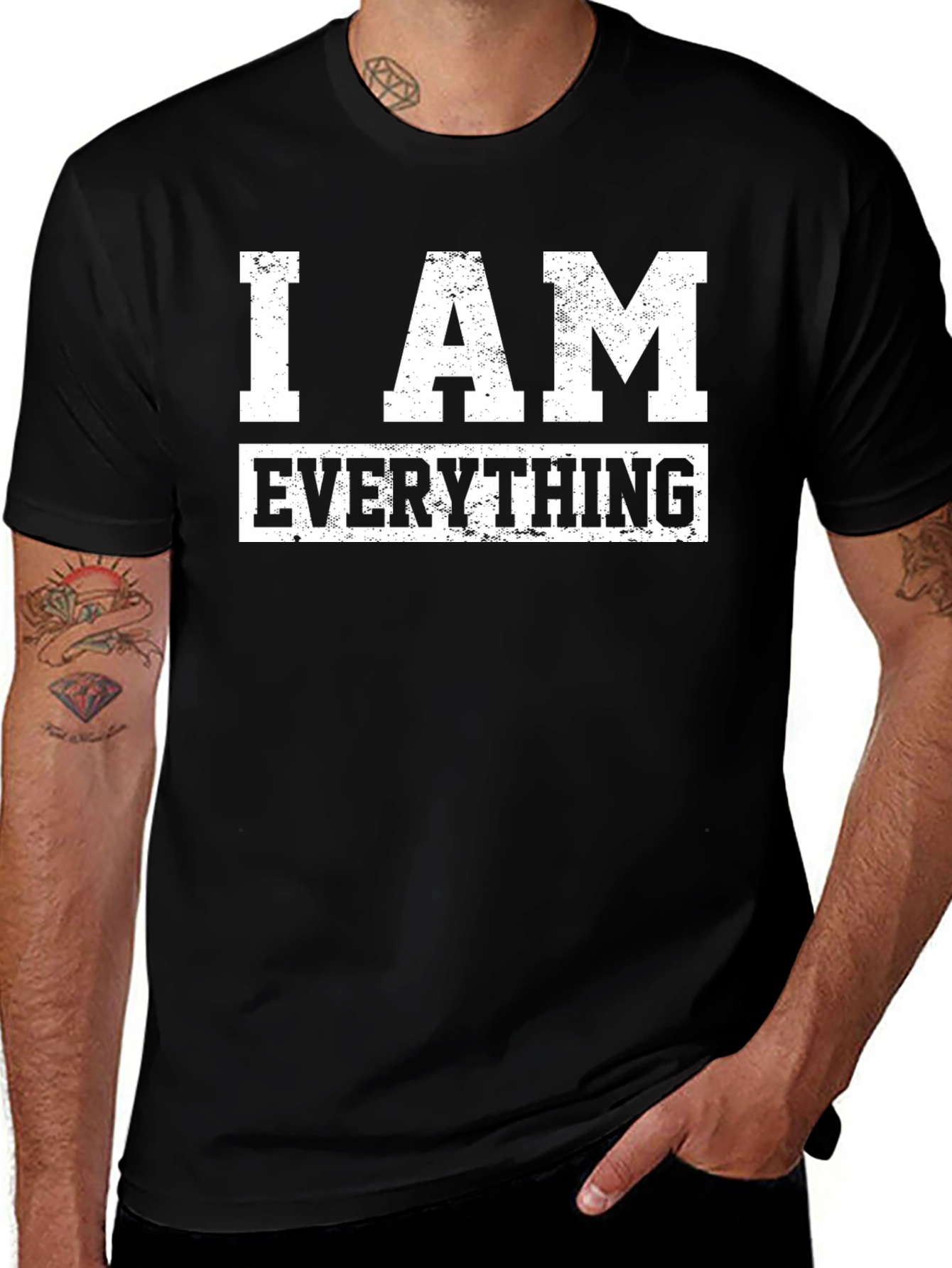 I AM EVERYTHING Graphic T-Shirt - Black