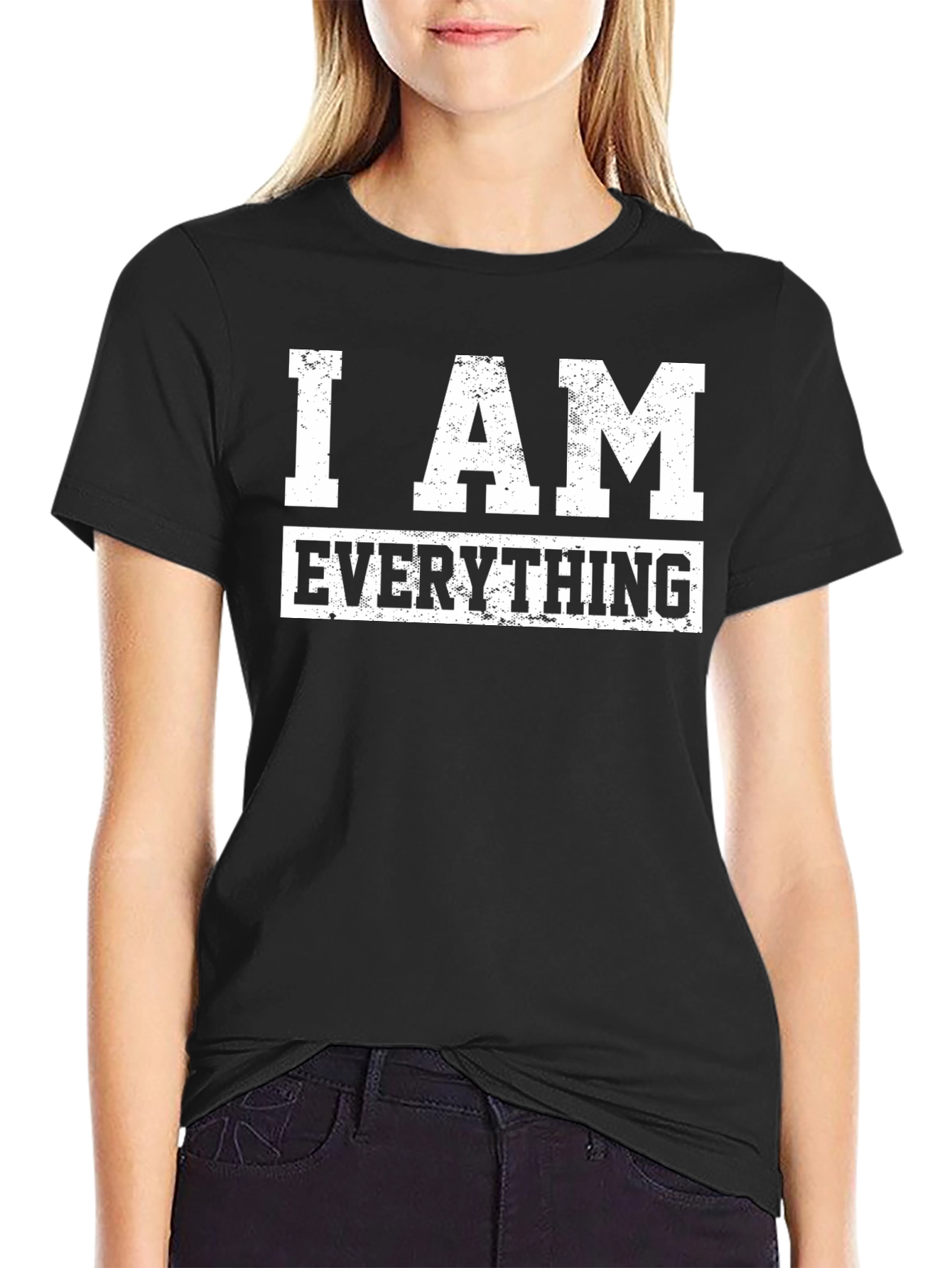 I AM EVERYTHING Graphic T-Shirt - Black
