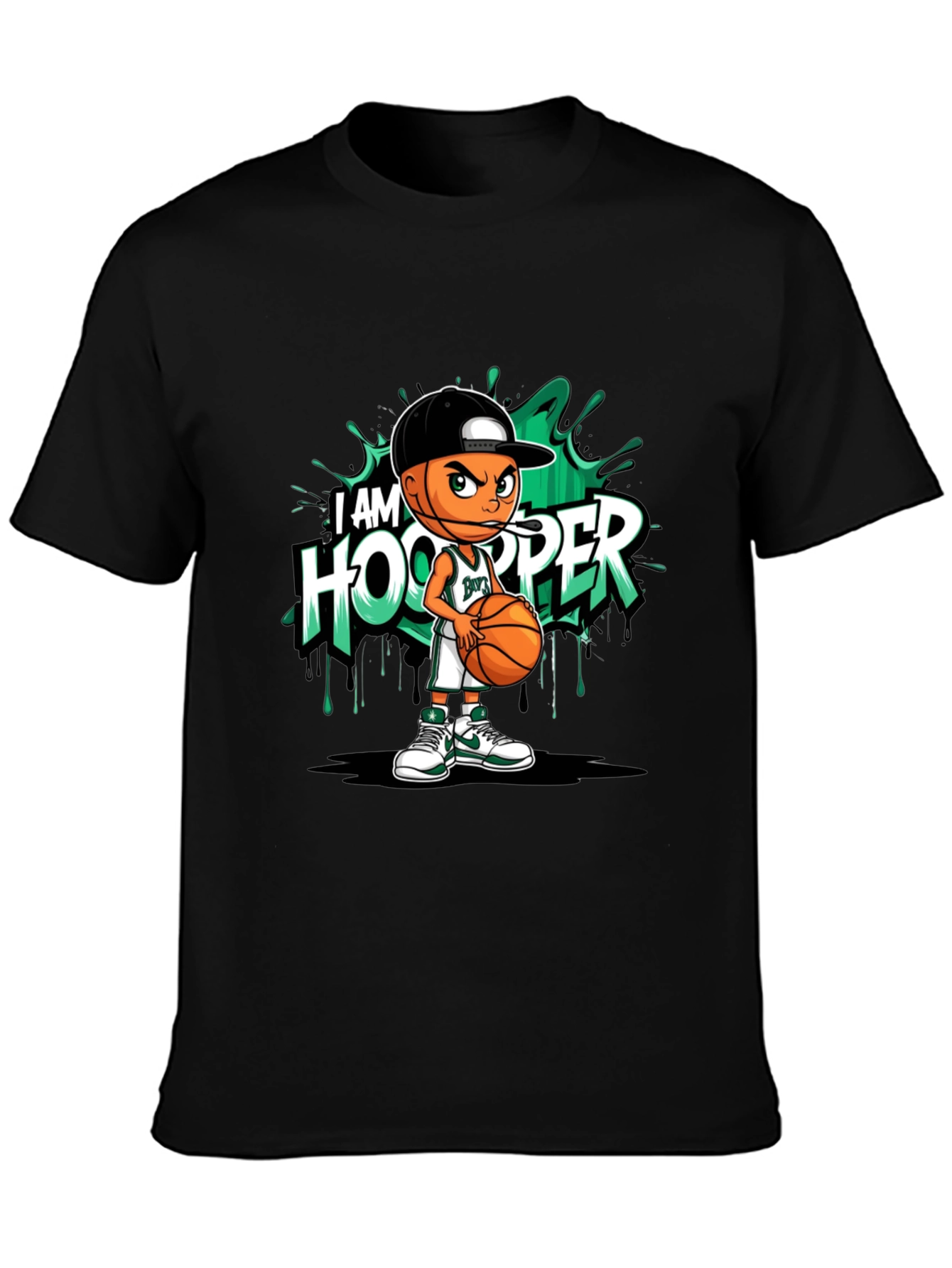 I am Hooper T-Shirt - Basketball Cartoon Graphic