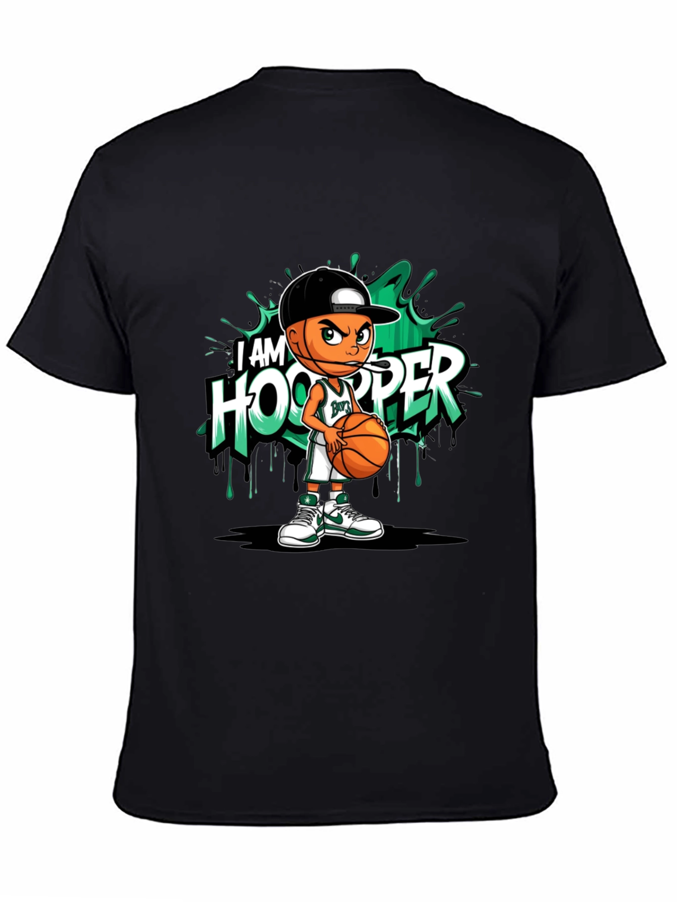 I am Hooper T-Shirt - Basketball Cartoon Graphic