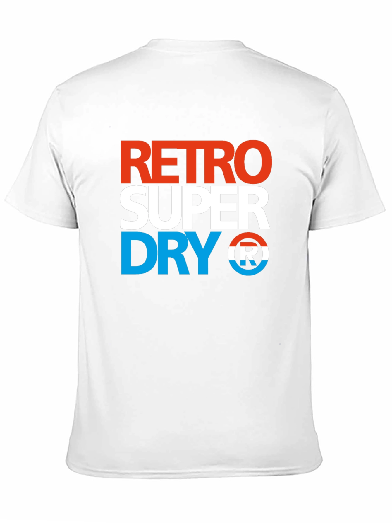 Retro Super Dry Mens Black Graphic Tee