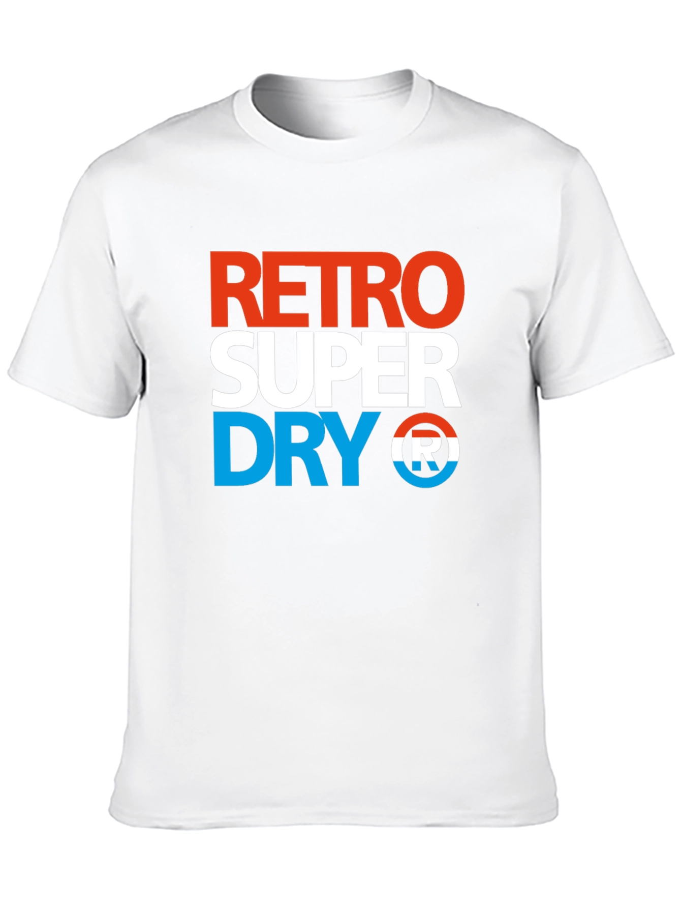 Retro Super Dry Mens Black Graphic Tee