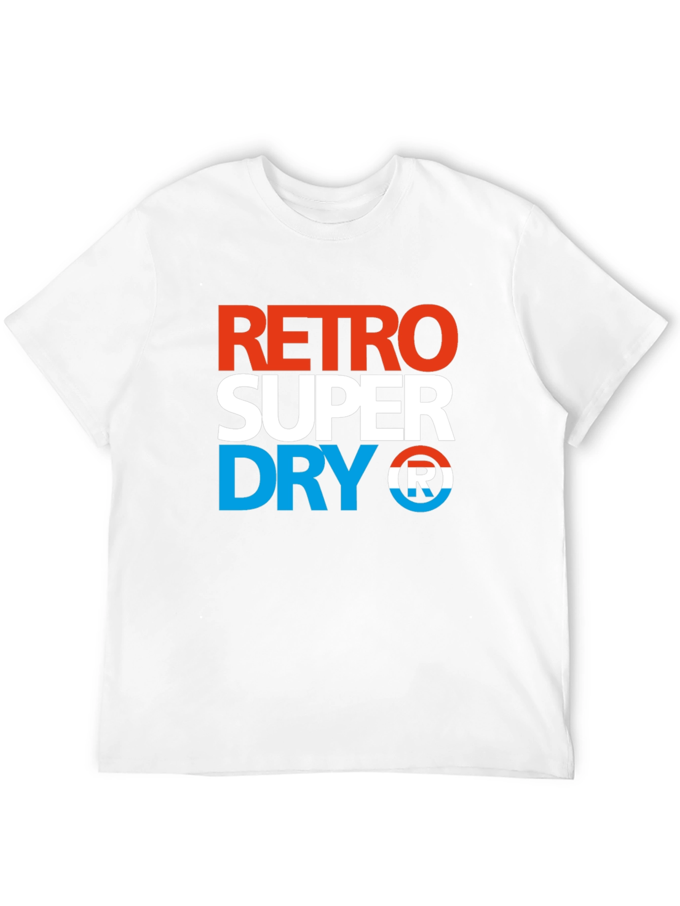 Retro Super Dry Mens Black Graphic Tee