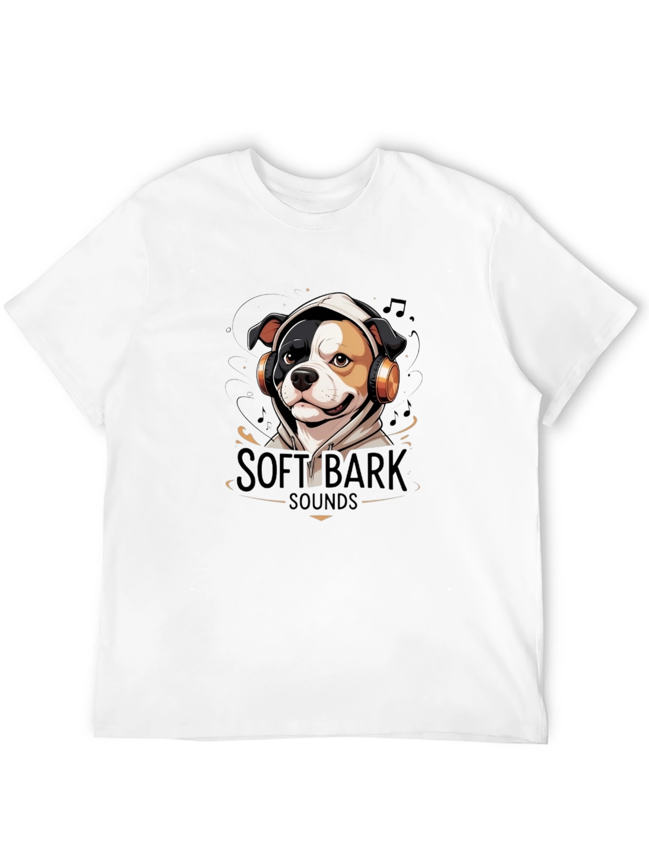 Soft Bark Sounds Dog Graphic T-Shirt