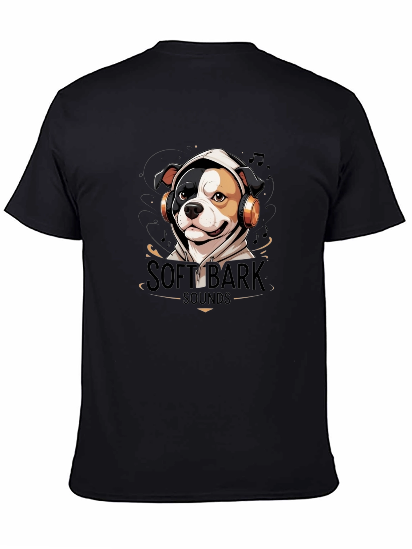 Soft Bark Sounds Dog Graphic T-Shirt