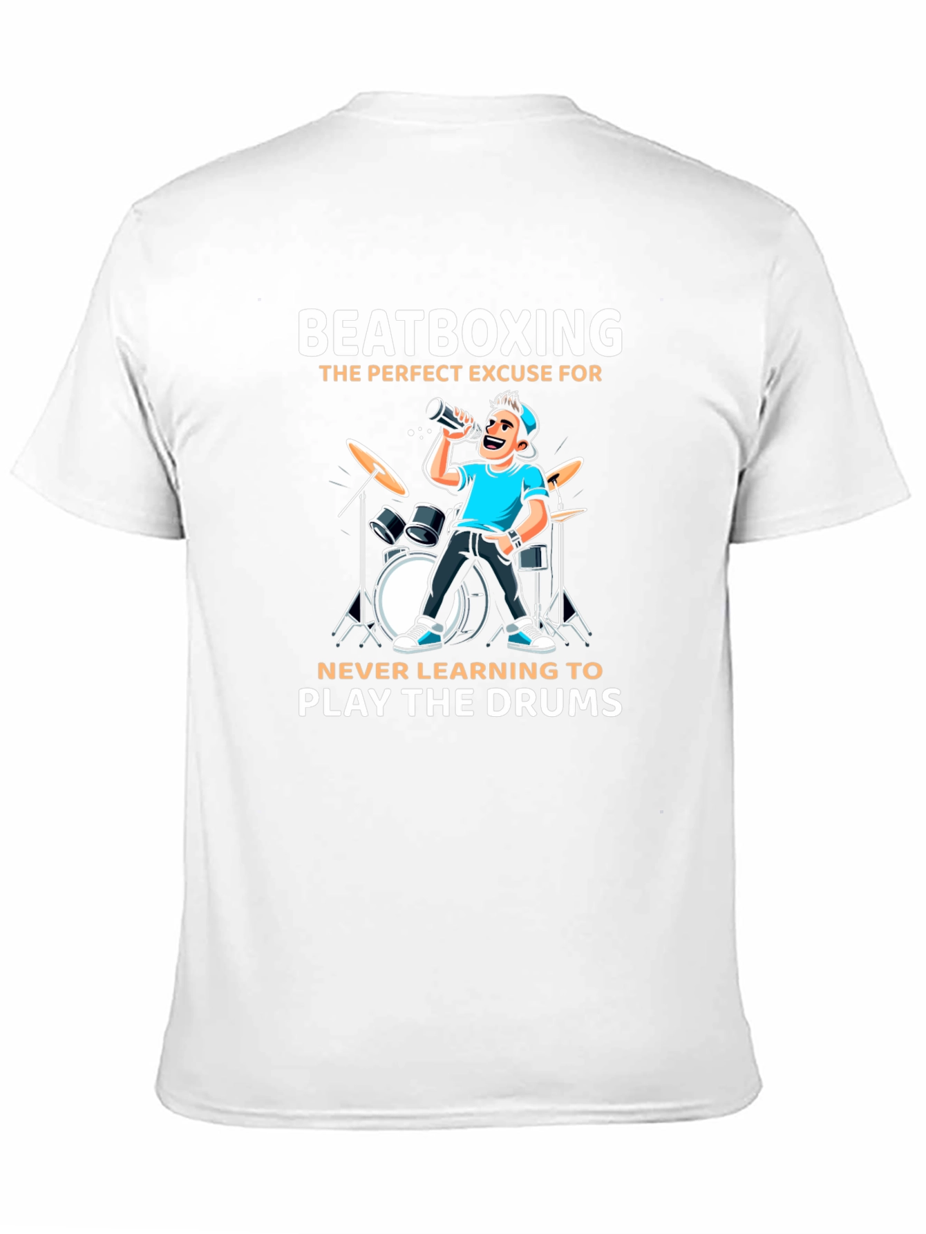 Beatboxing Drums Graphic Tee - Funny Music Shirt