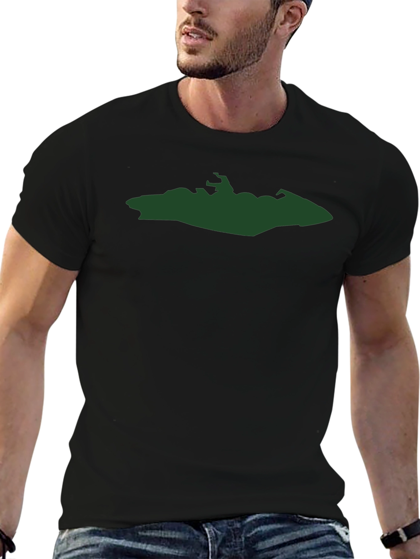 Jet Ski Graphic Tee - Black