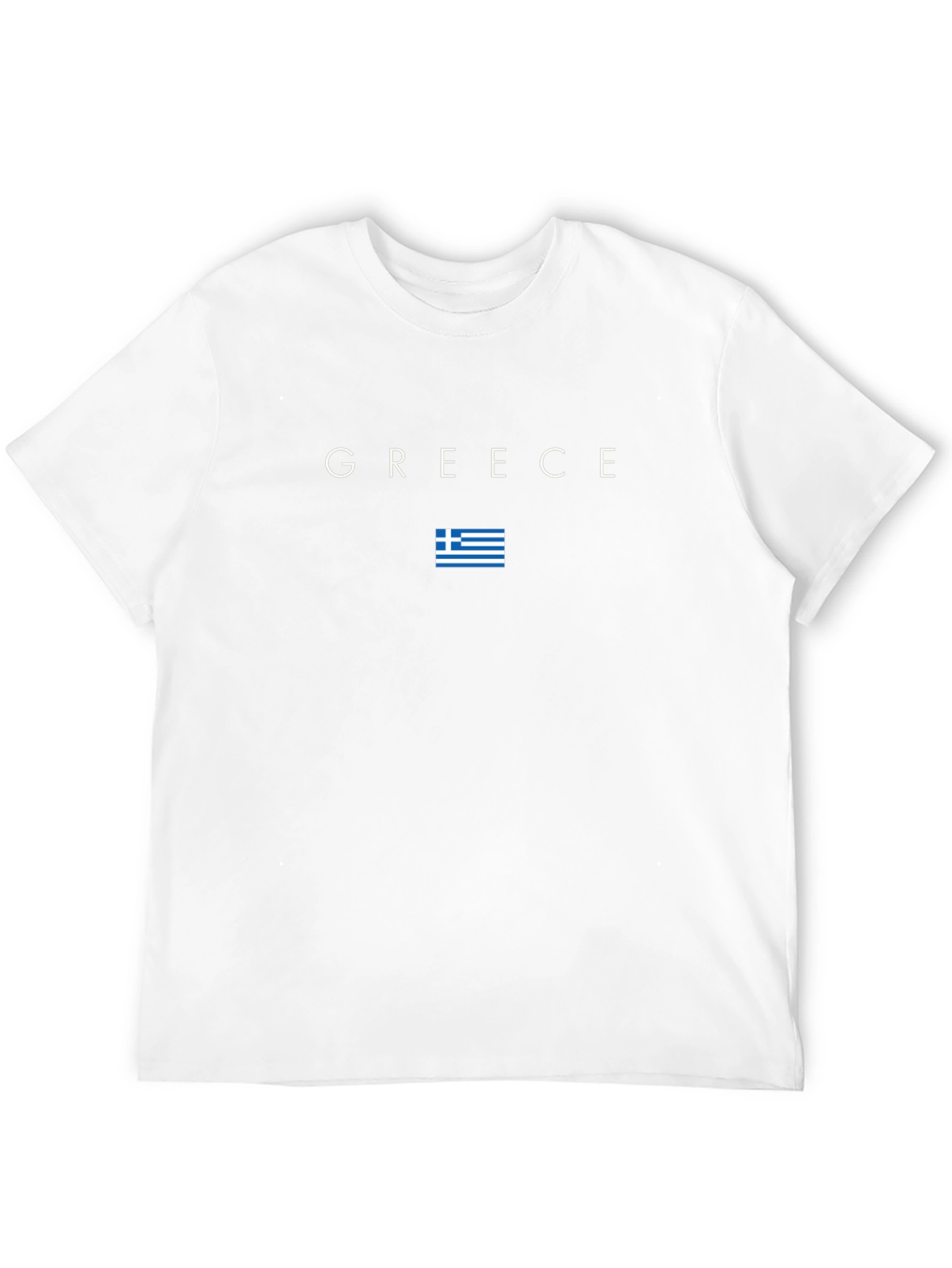 Greece Flag T-Shirt - Stylish Travel Souvenir