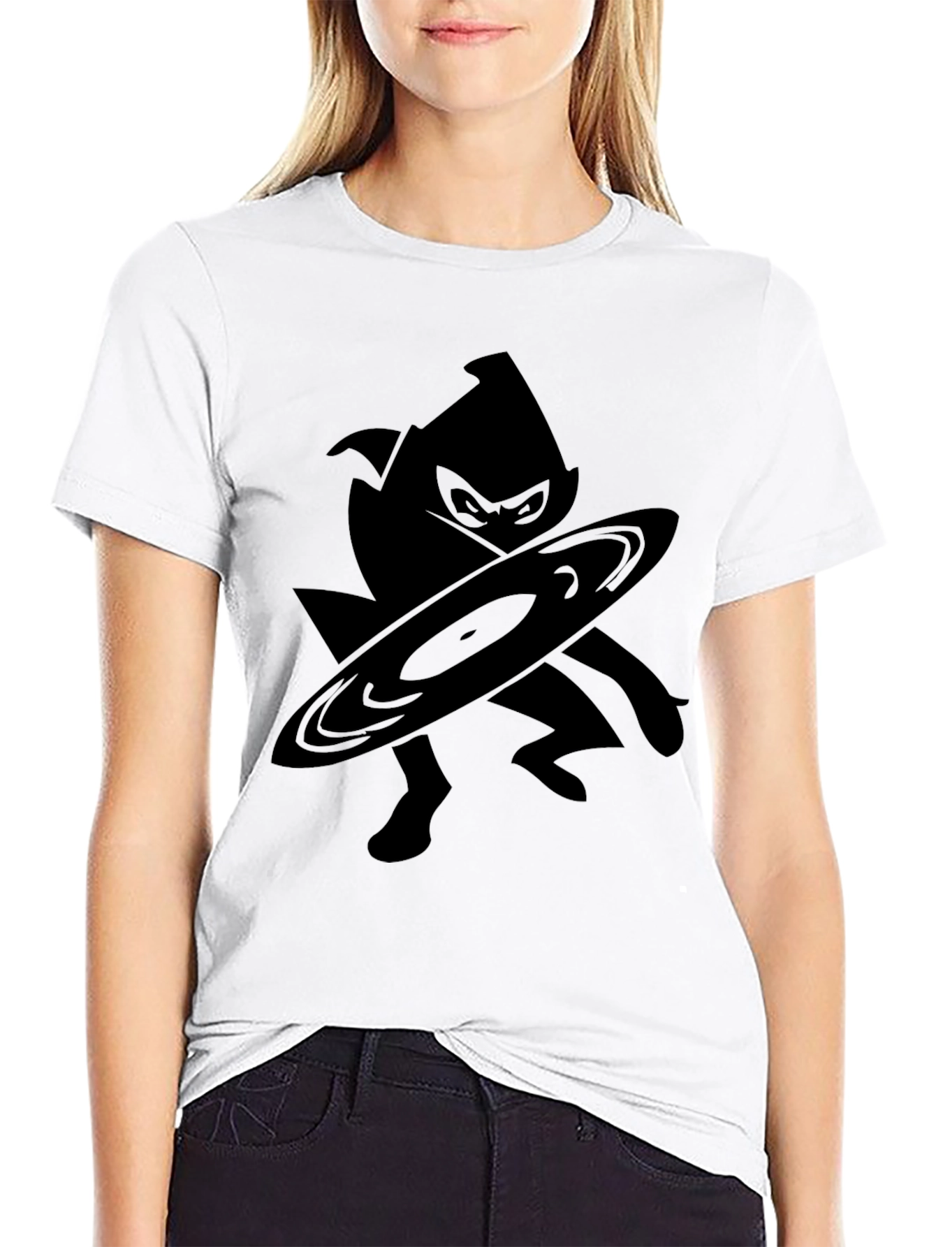Ninja DJ Black T-Shirt - Stealthy Style