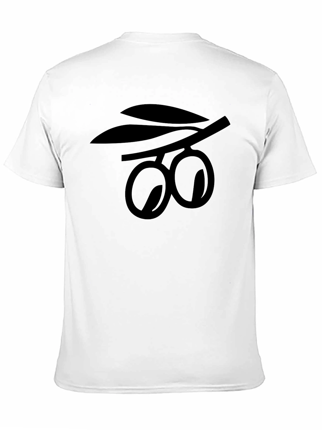 Olive Branch Graphic Black T-Shirt