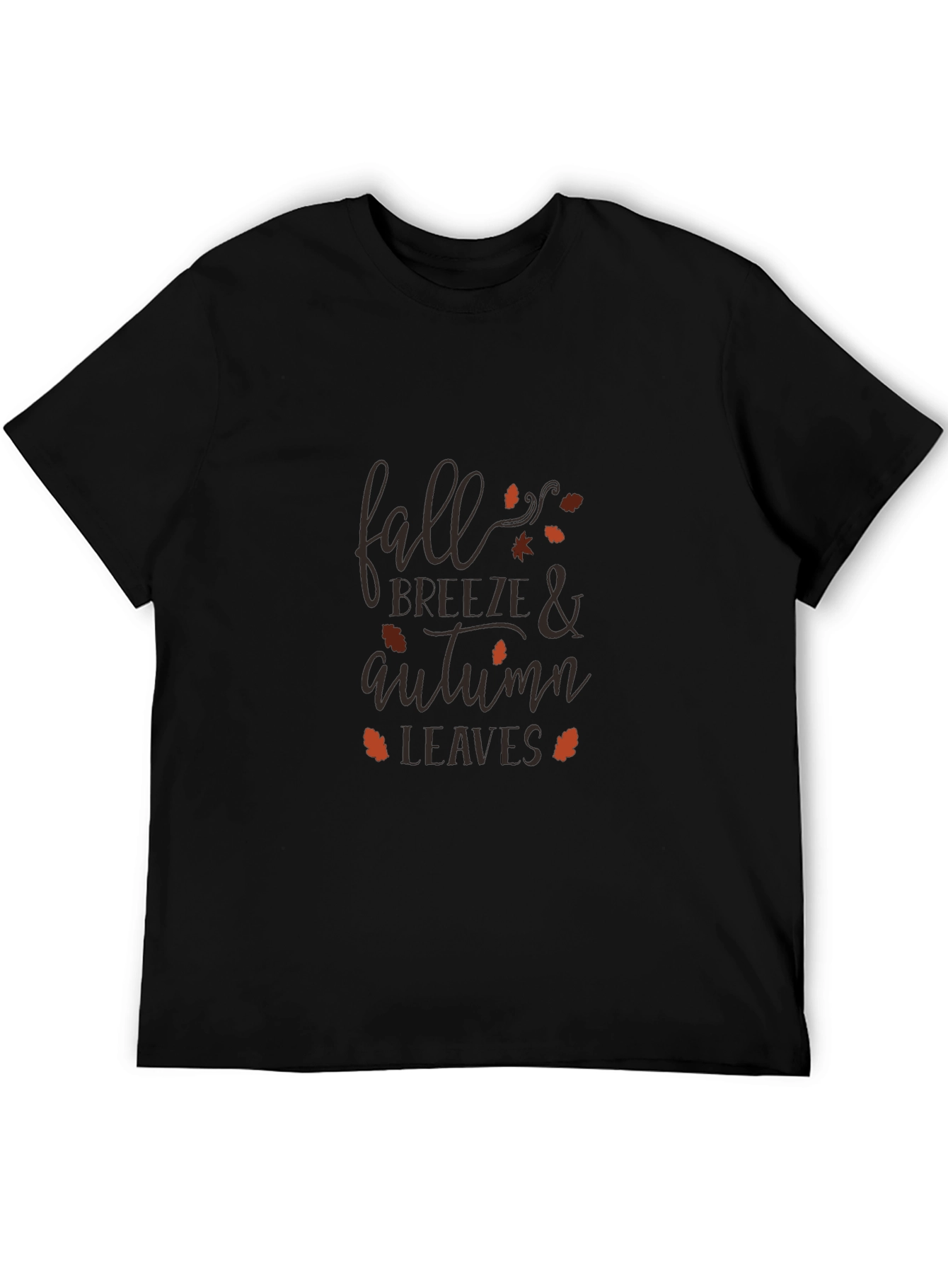 Fall Breeze & Autumn Leaves Graphic T-Shirt