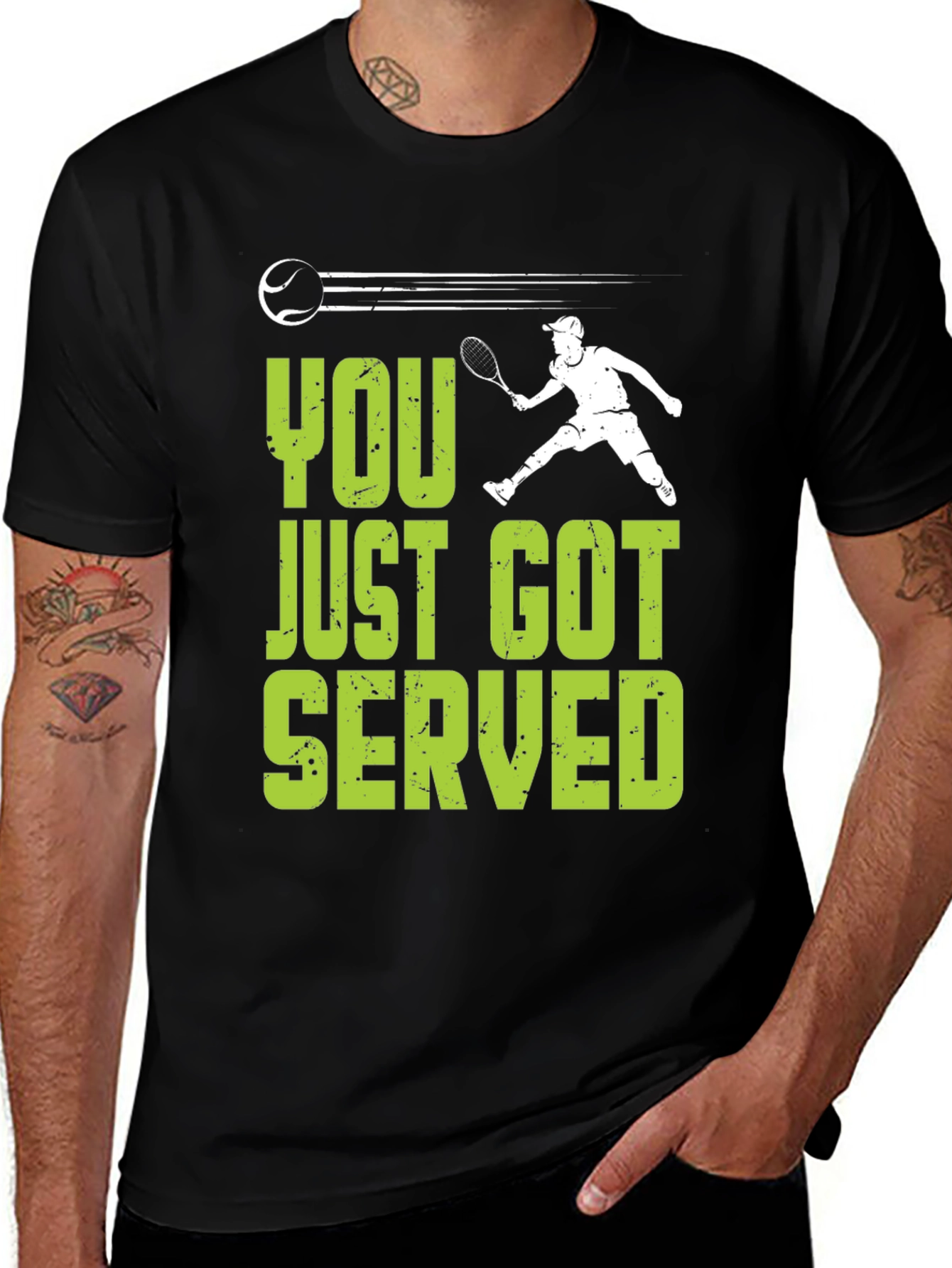 You Just Got Served T-Shirt Tennis Graphic Tee