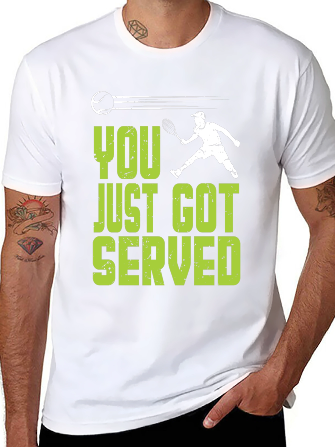 You Just Got Served T-Shirt Tennis Graphic Tee
