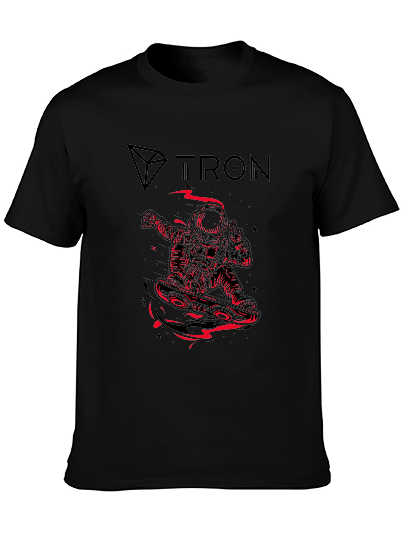 Tron Astronaut Graphic Tee - Black