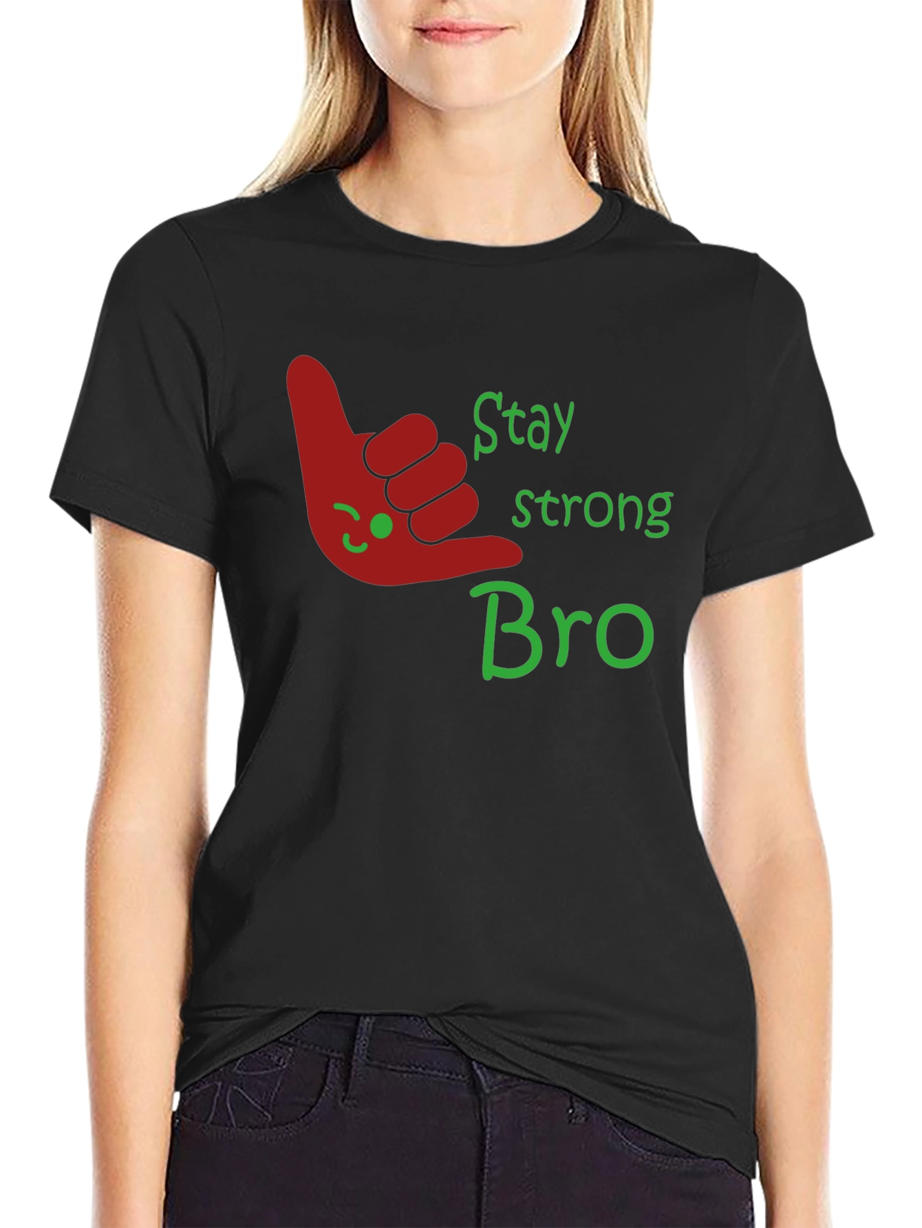 Stay Strong Bro Graphic T-Shirt