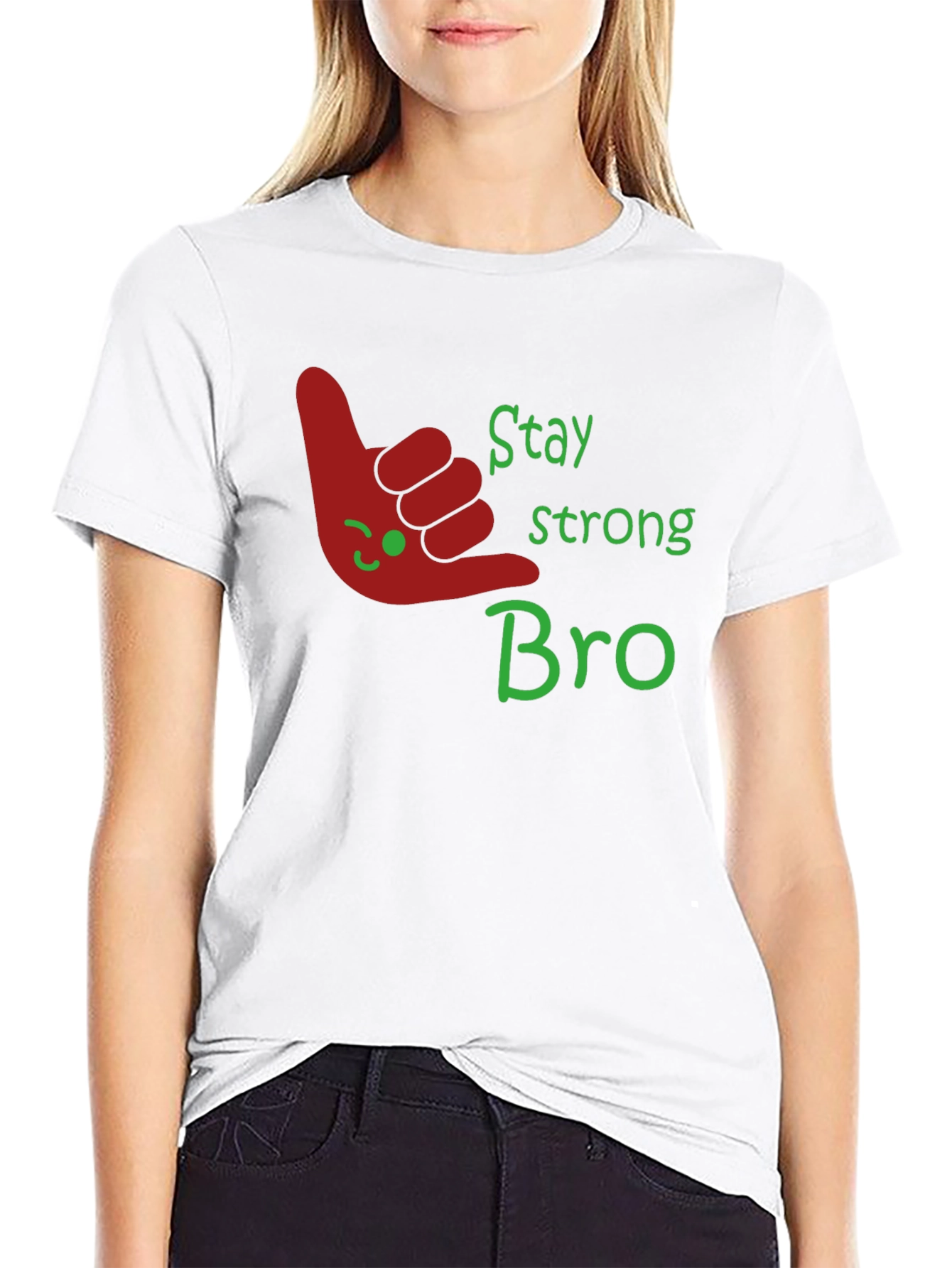 Stay Strong Bro Graphic T-Shirt