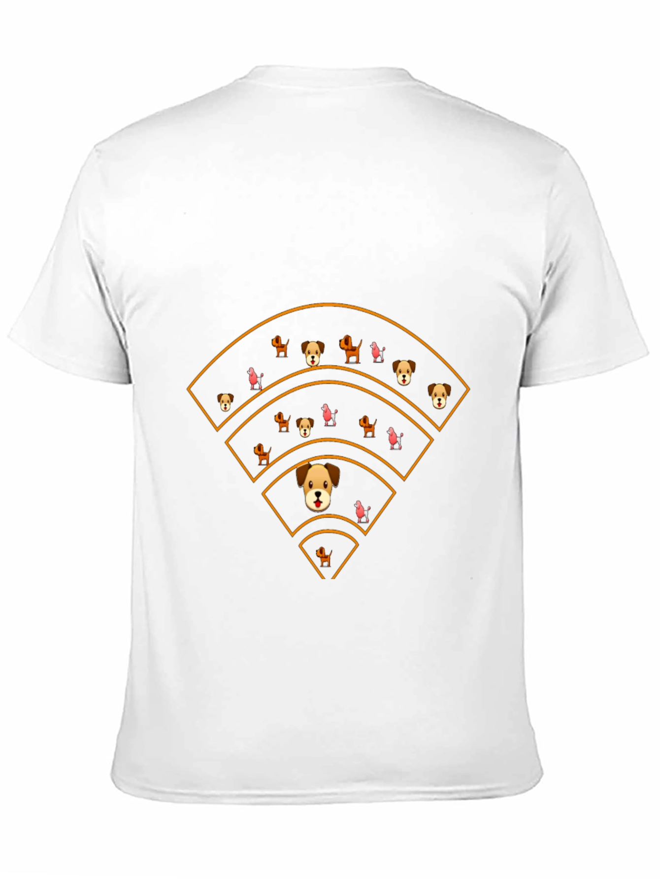 Dog WiFi Signal Funny Graphic Tee