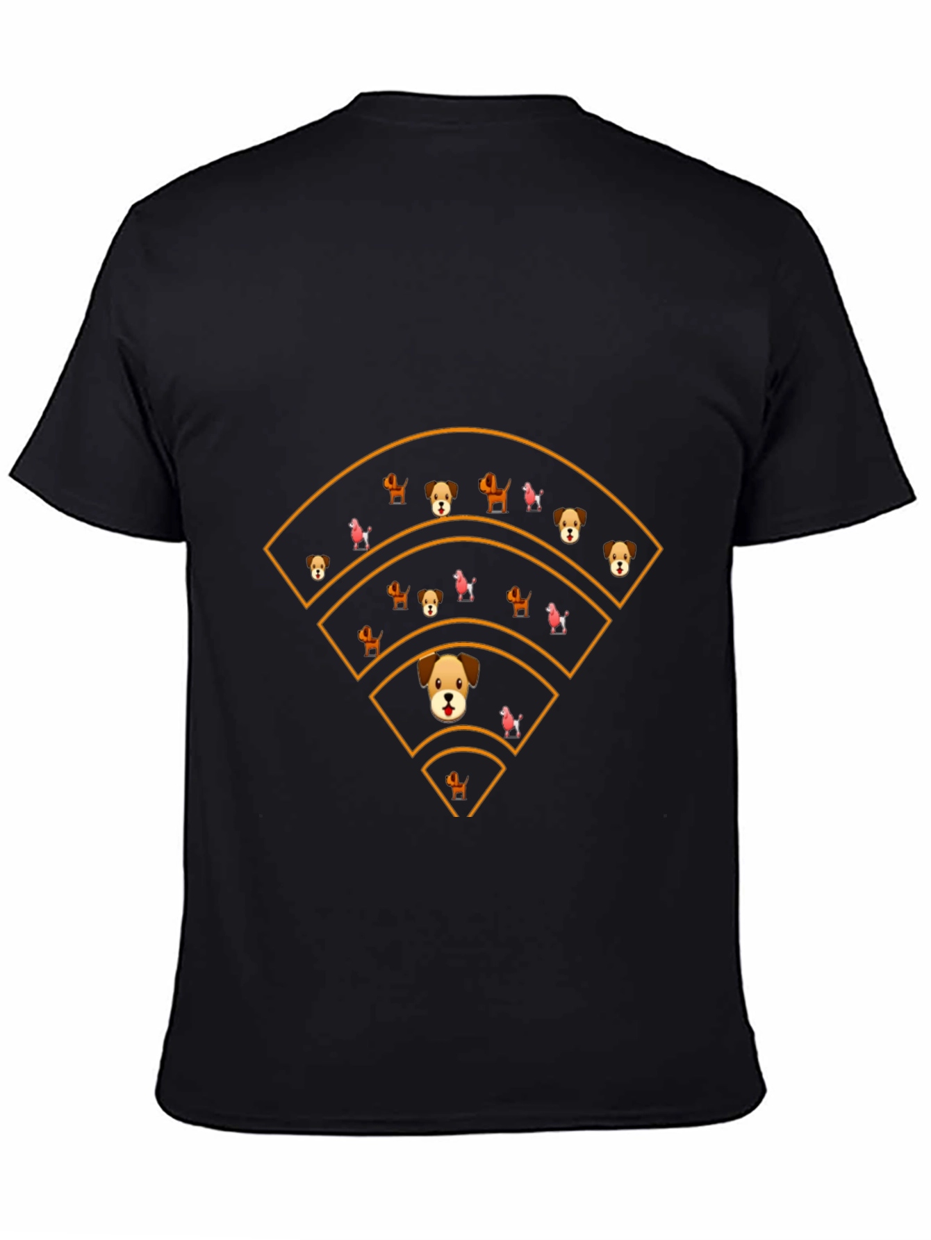 Dog WiFi Signal Funny Graphic Tee