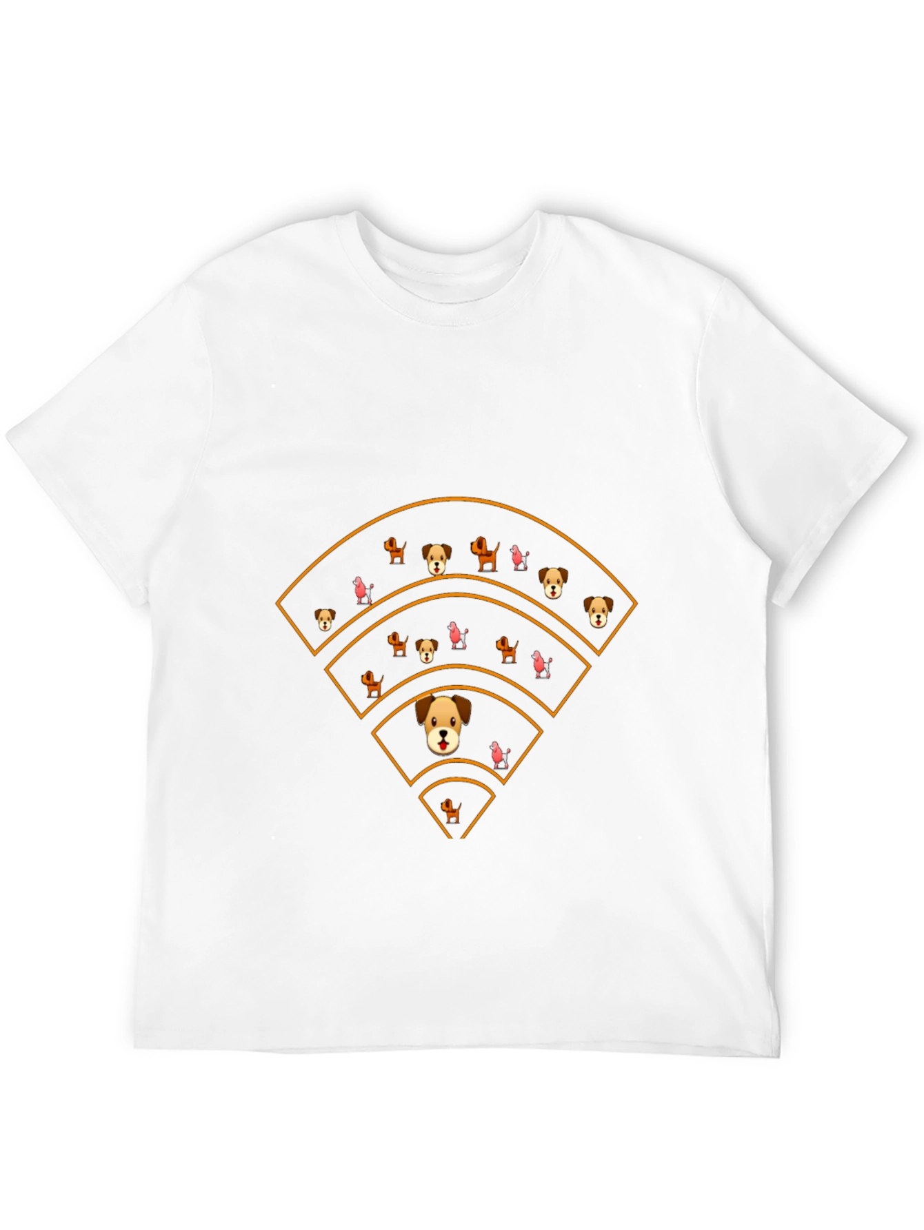 Dog WiFi Signal Funny Graphic Tee