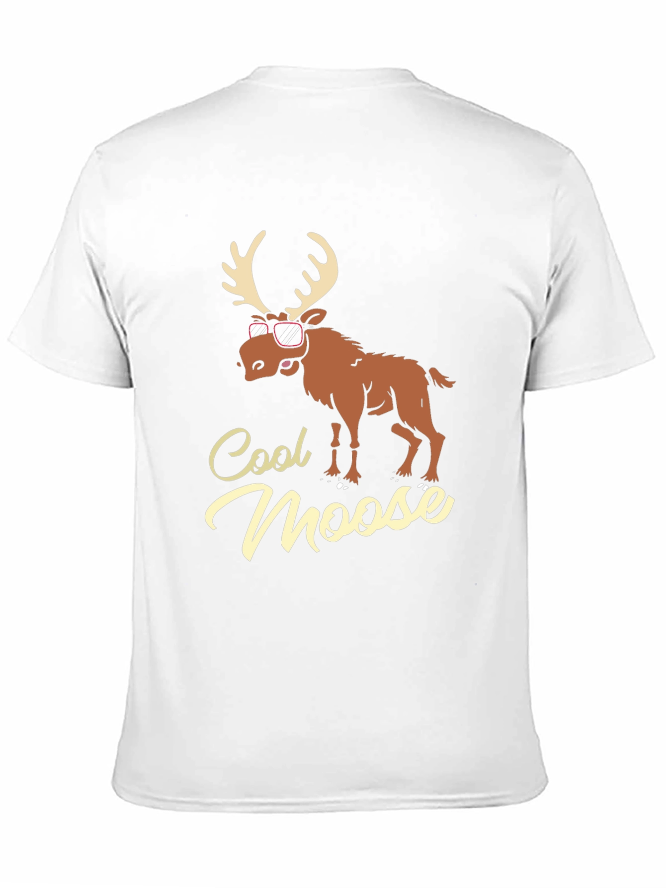Cool Moose Graphic T-Shirt - Black