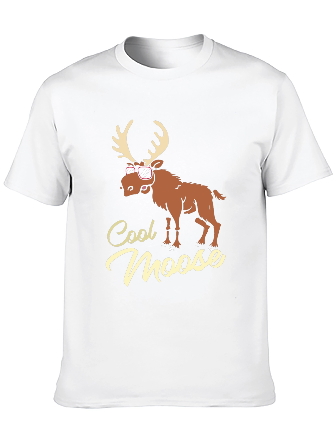 Cool Moose Graphic T-Shirt - Black