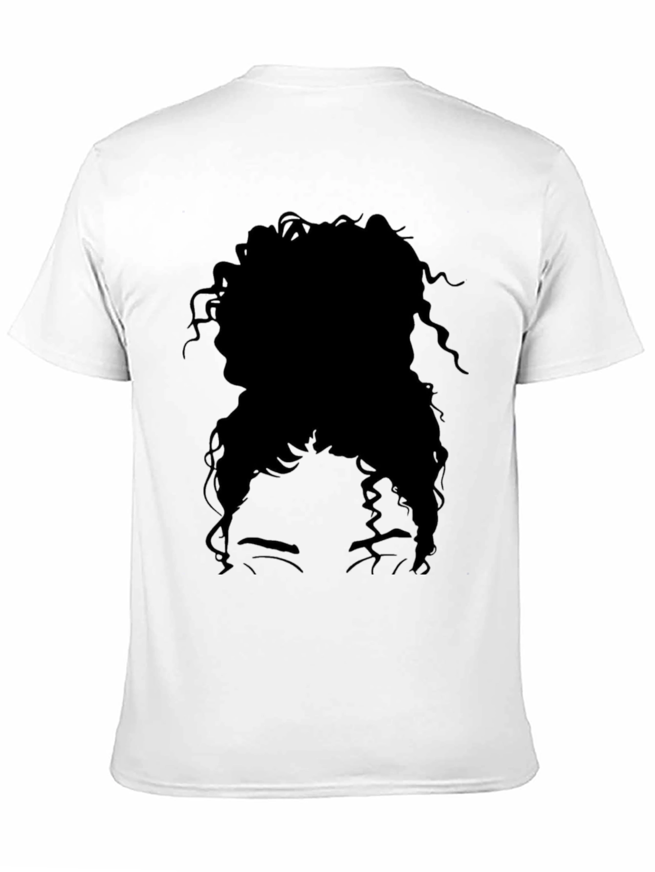 Silhouette Graphic Print Black T-Shirt