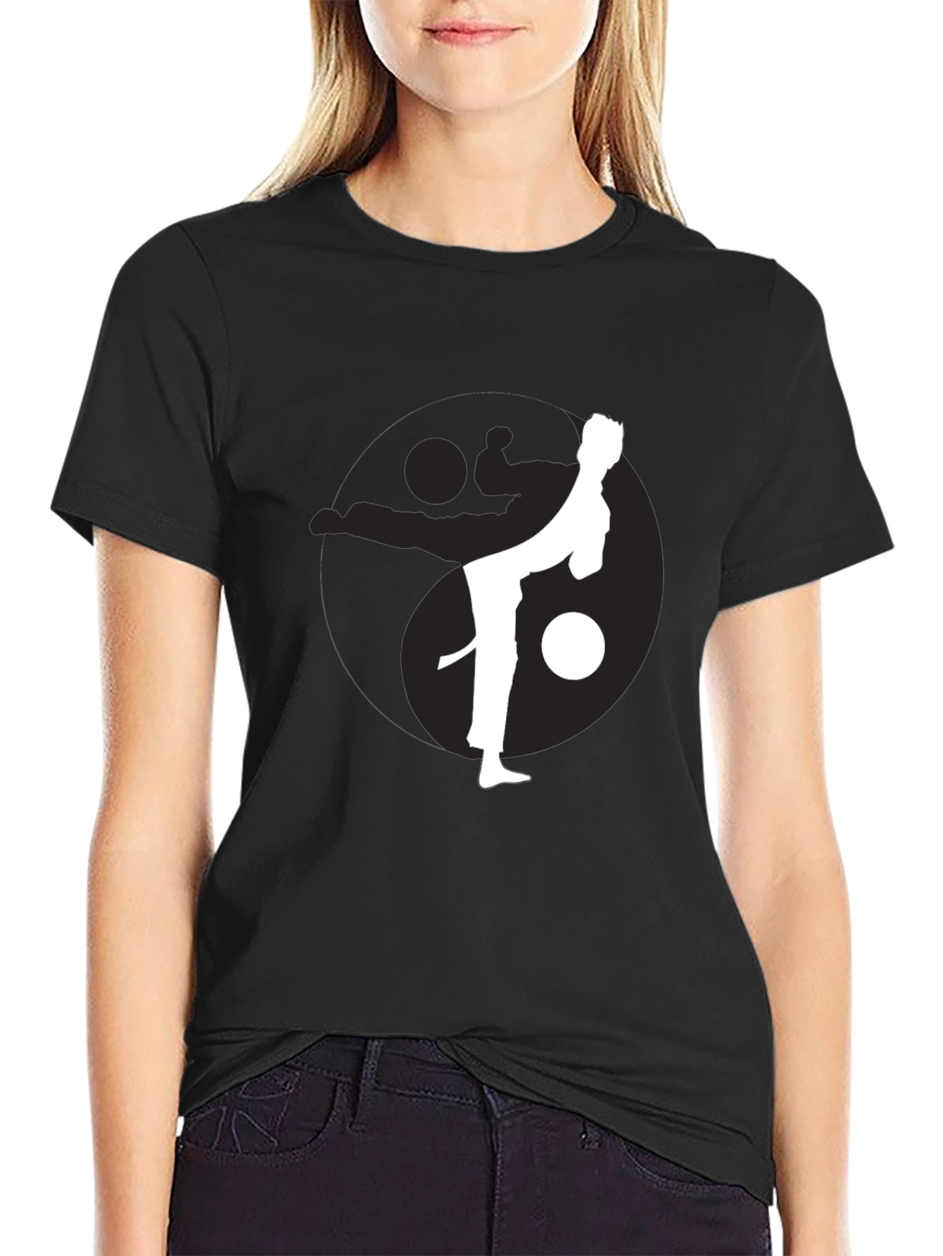 Martial Arts Yin Yang Graphic Tee