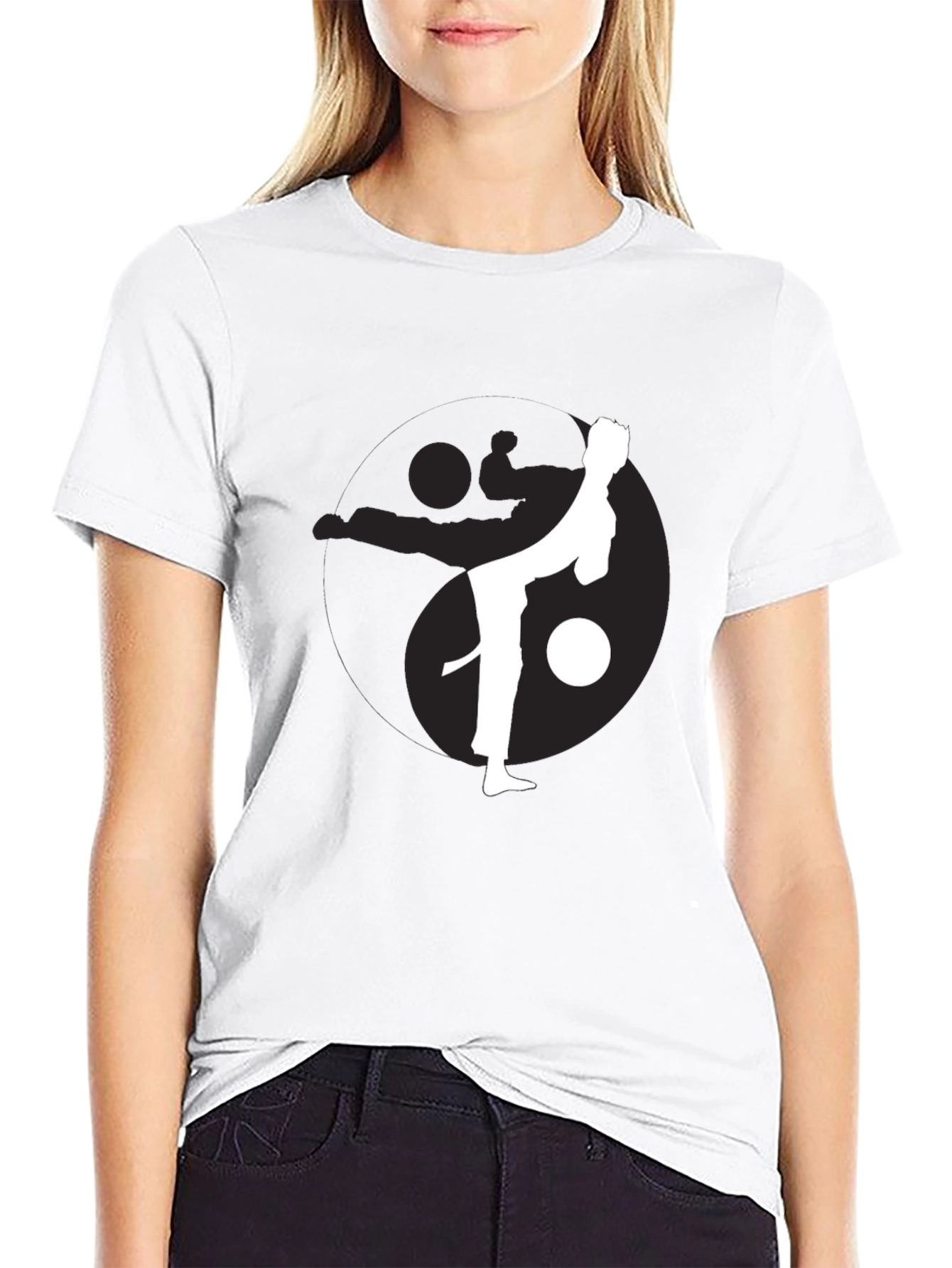 Martial Arts Yin Yang Graphic Tee