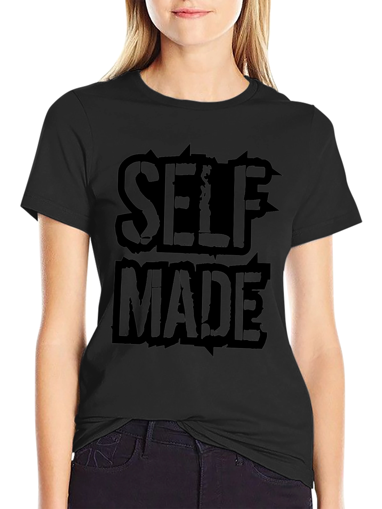 Self Made Graphic T-Shirt - Bold Statement Tee