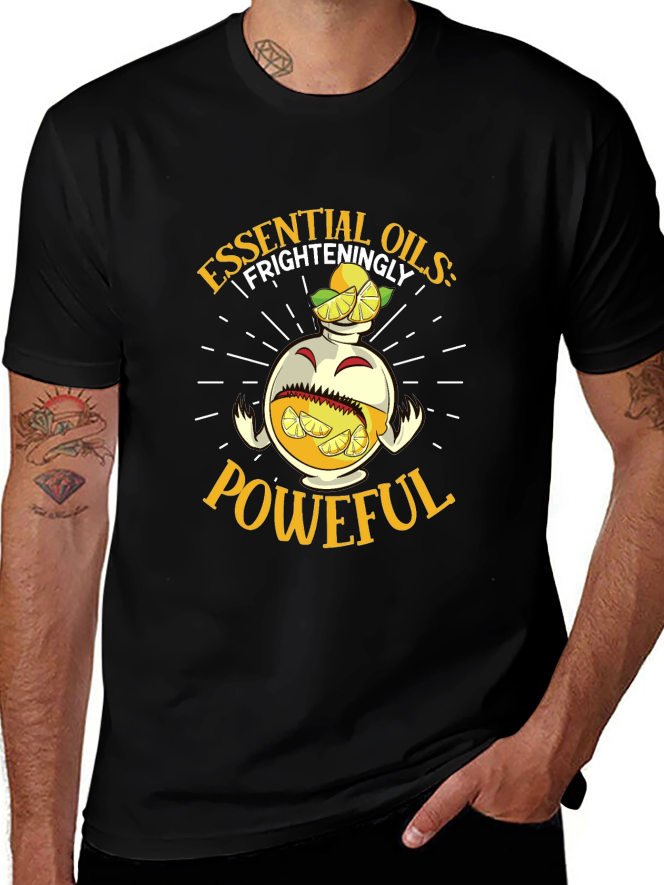 Essential Oils Frighteningly Powerful T-Shirt