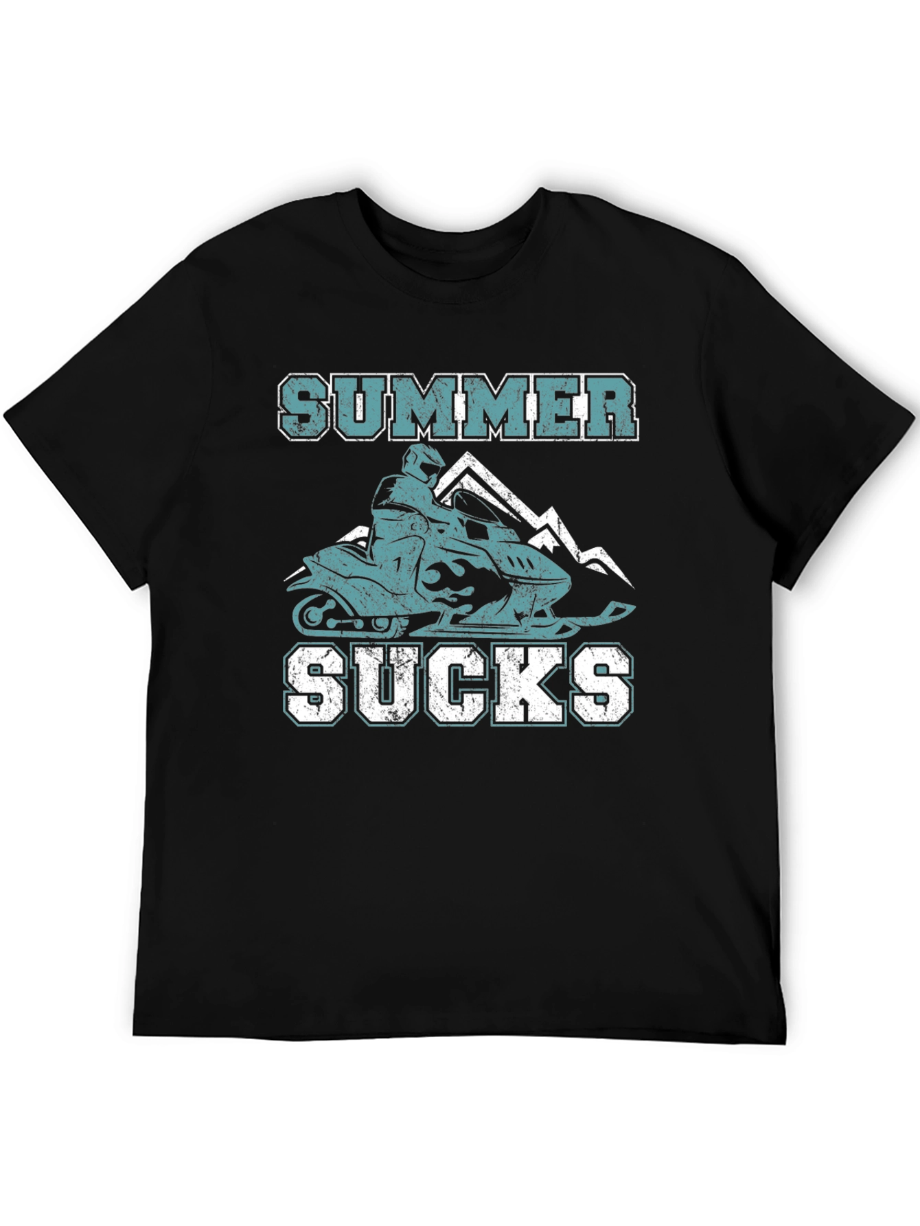 Summer Sucks Snowmobile T-Shirt