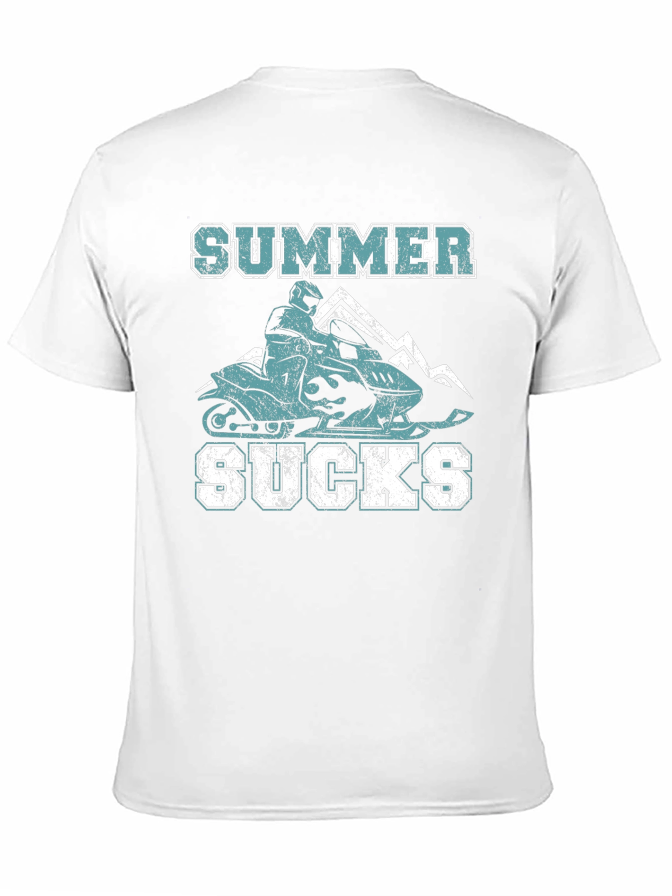 Summer Sucks Snowmobile T-Shirt