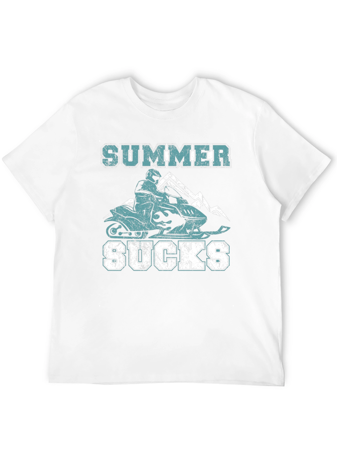 Summer Sucks Snowmobile T-Shirt