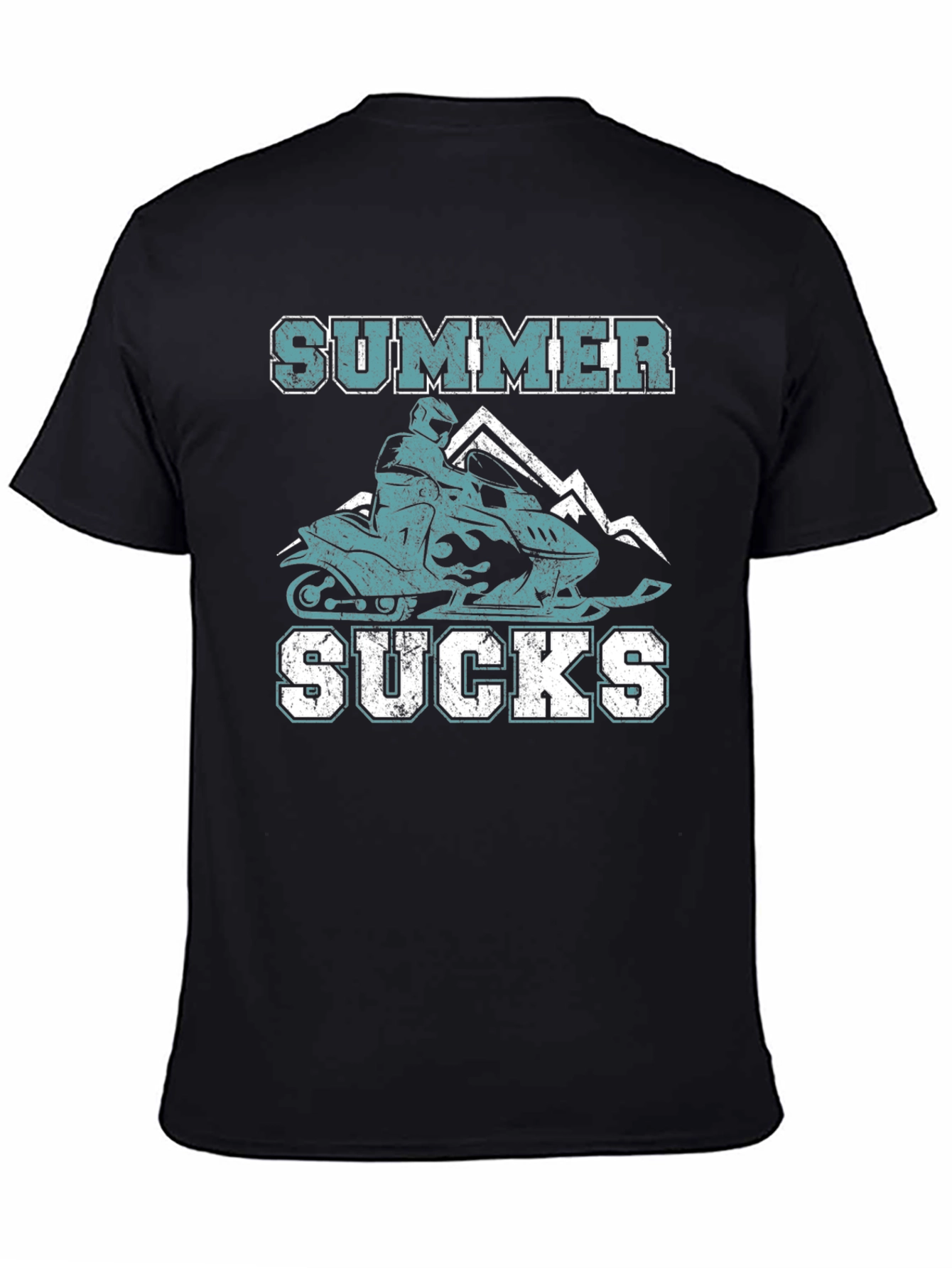 Summer Sucks Snowmobile T-Shirt