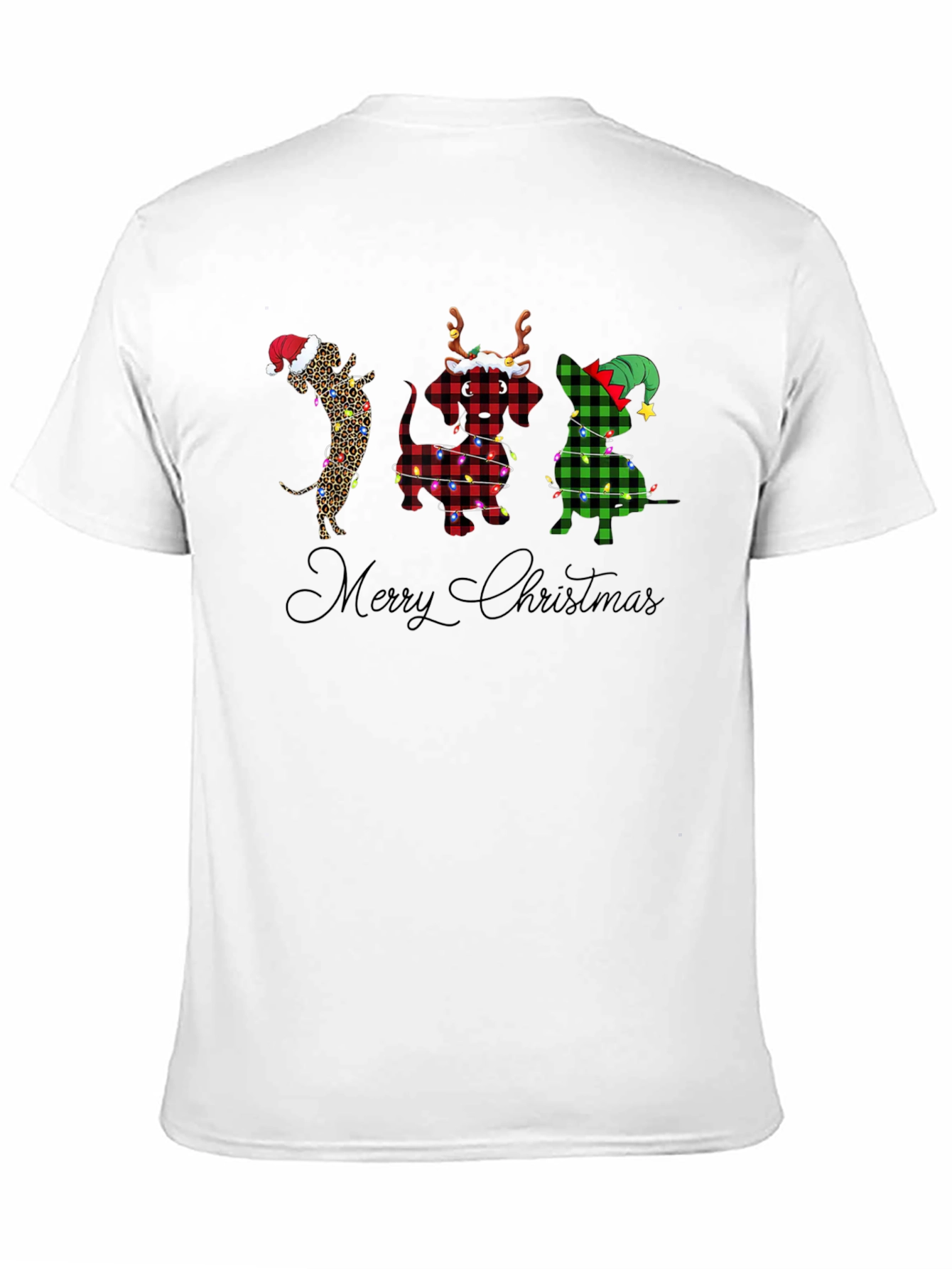 Merry Christmas Dachshunds T-Shirt