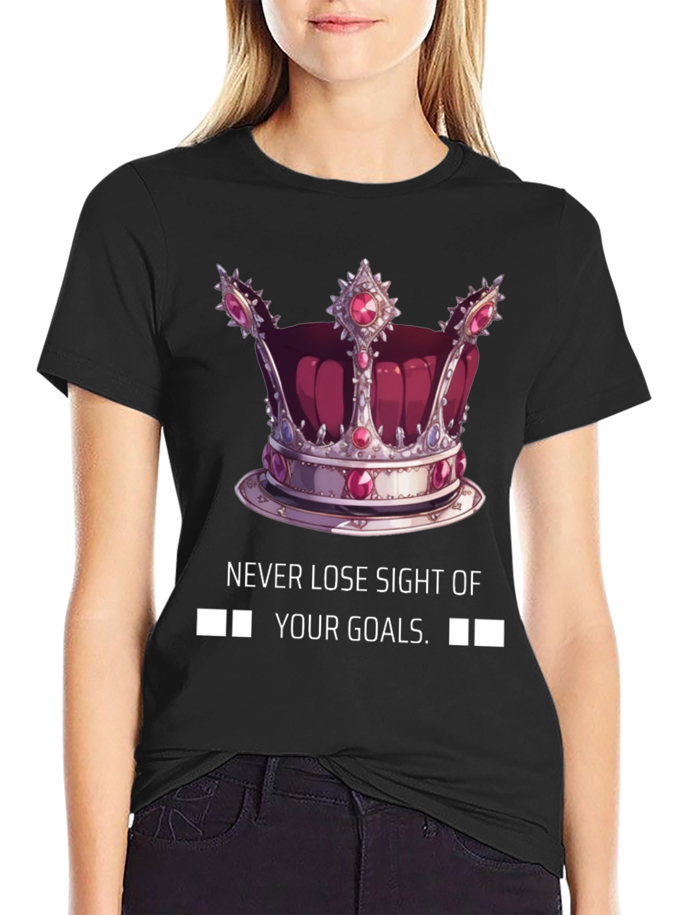 Goal-Driven Crown Graphic Tee