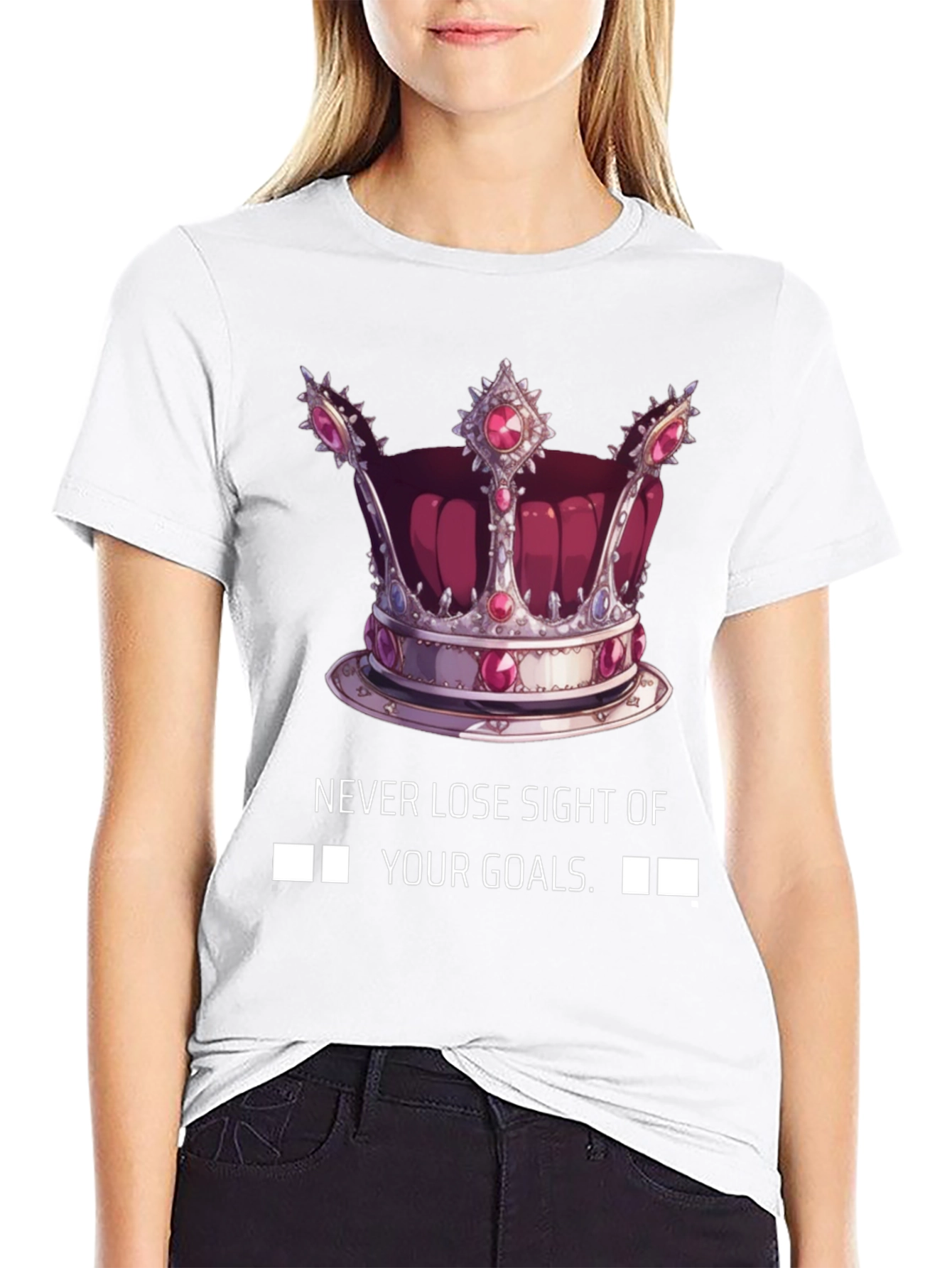 Goal-Driven Crown Graphic Tee
