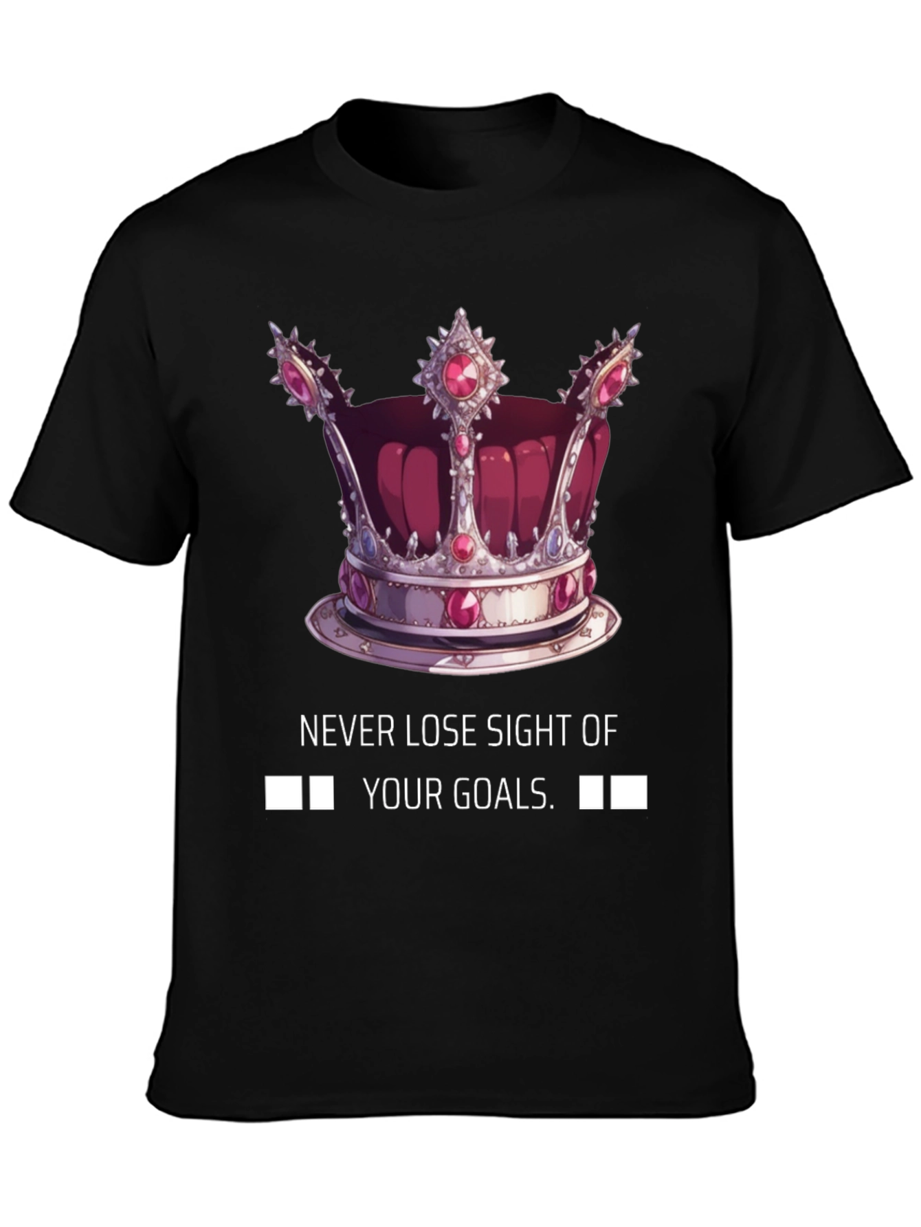 Goal-Driven Crown Graphic Tee