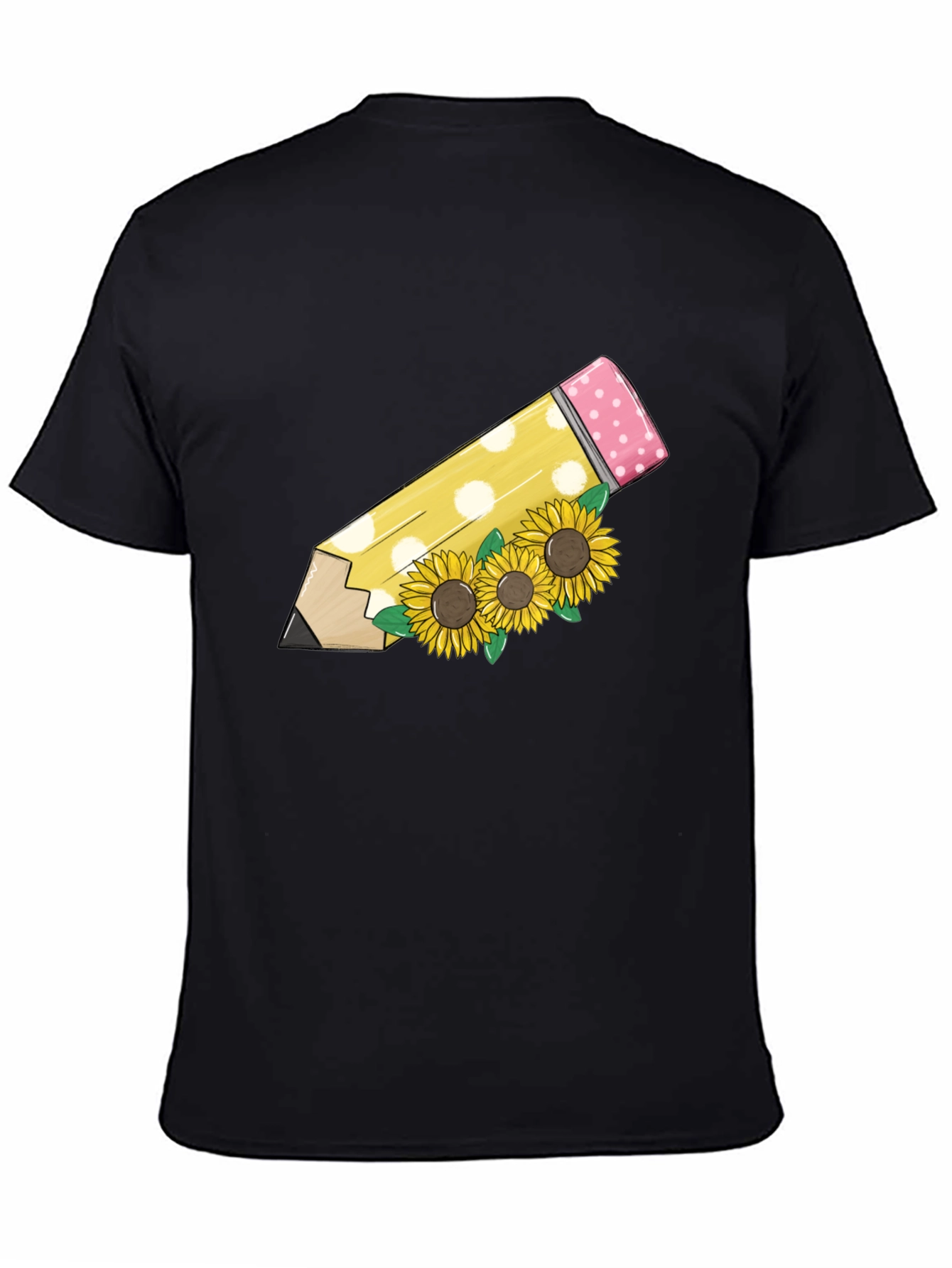 Sunflower Pencil Graphic Tee
