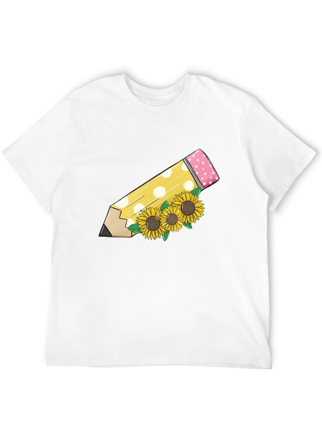 Sunflower Pencil Graphic Tee