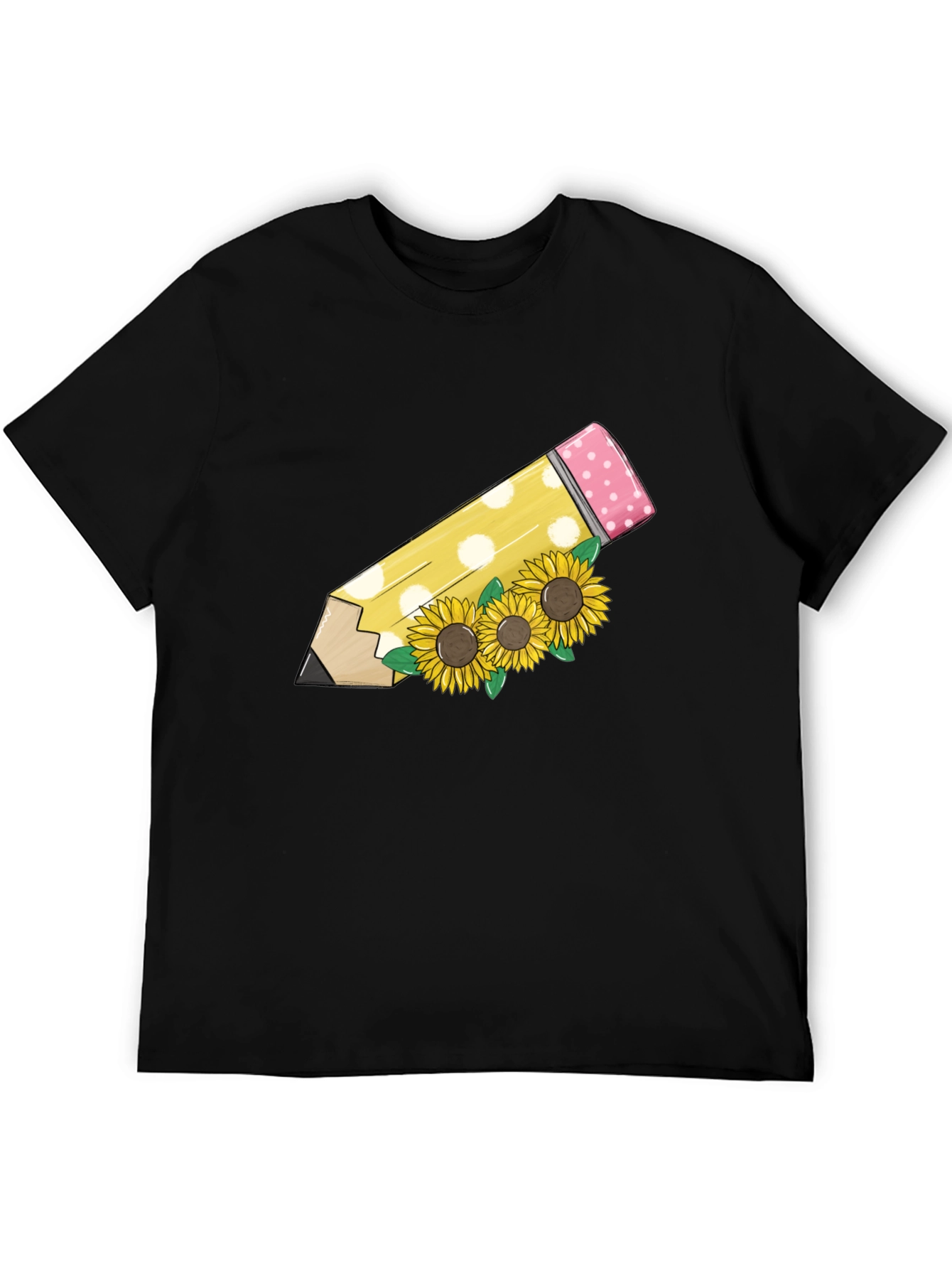 Sunflower Pencil Graphic Tee
