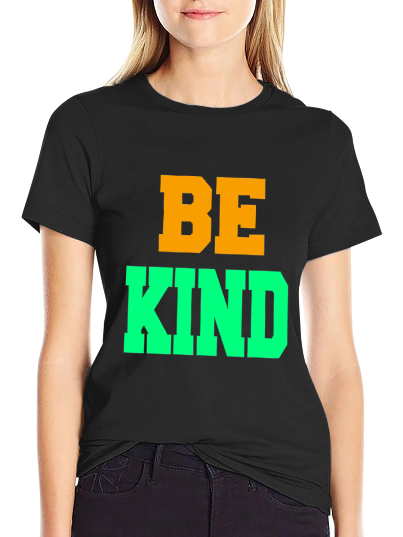 Be Kind Graphic T-Shirt - Black