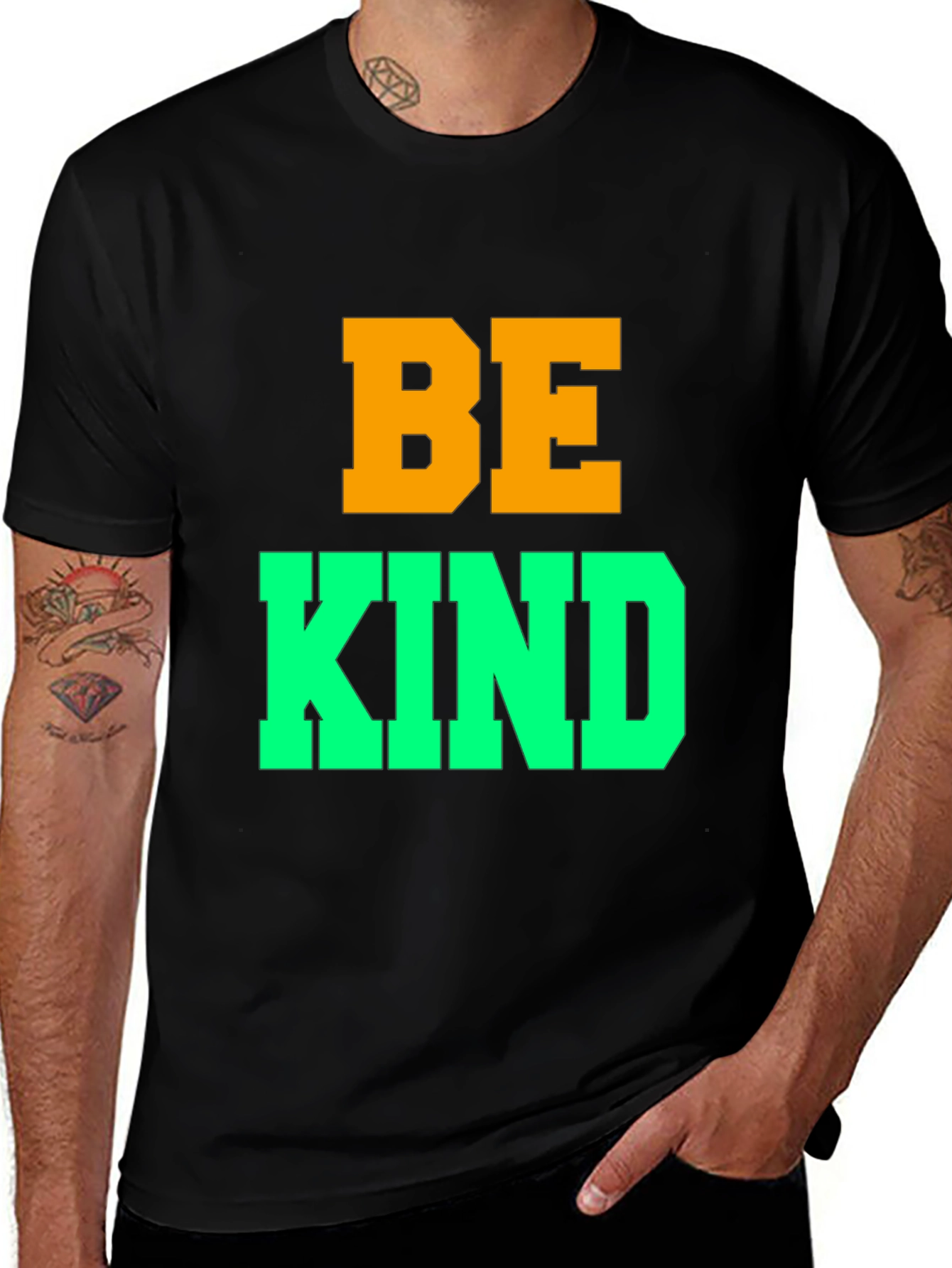 Be Kind Graphic T-Shirt - Black