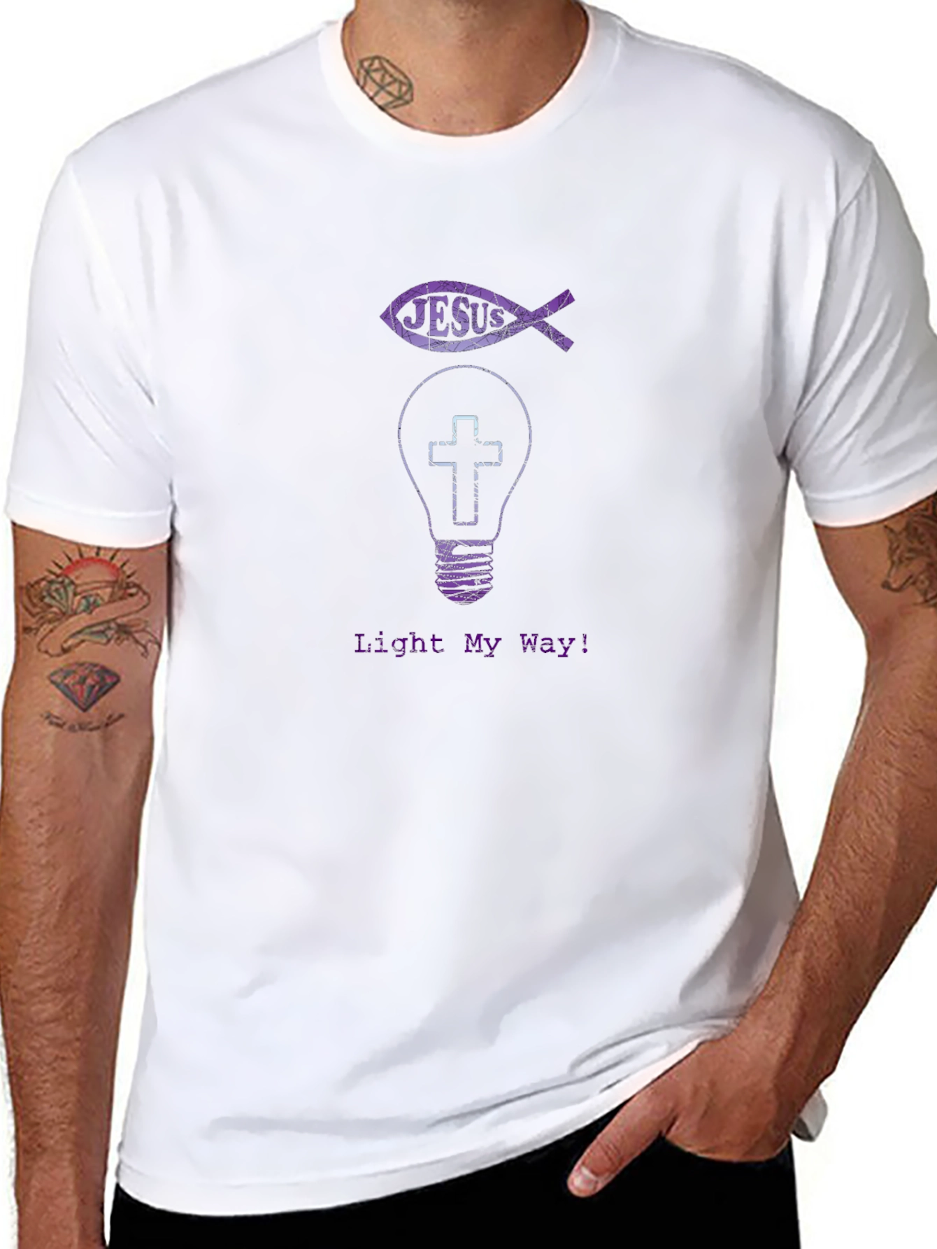 Faith Inspired Graphic Tee - Light My Way
