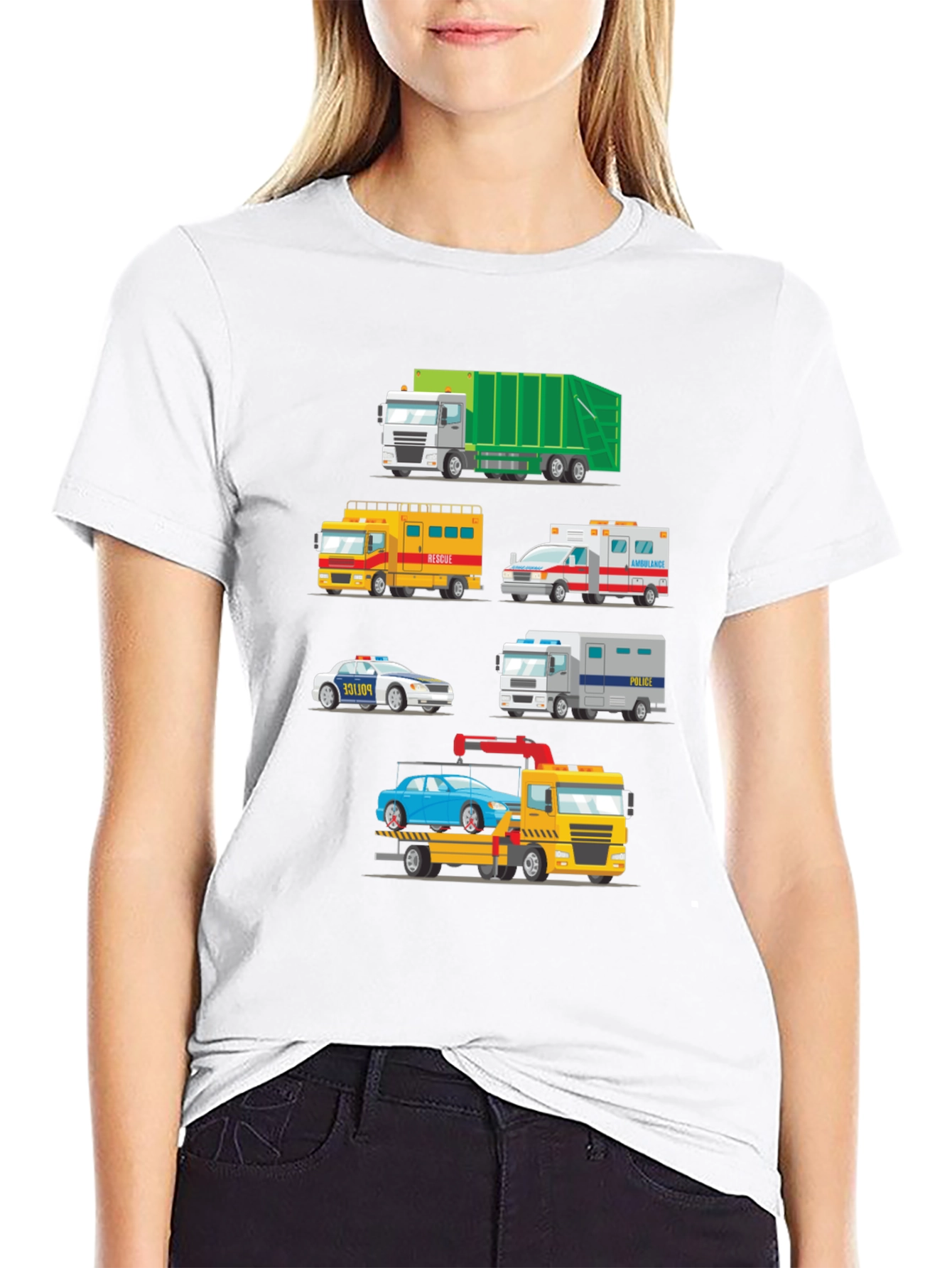 Emergency Vehicle Graphic T-Shirt
