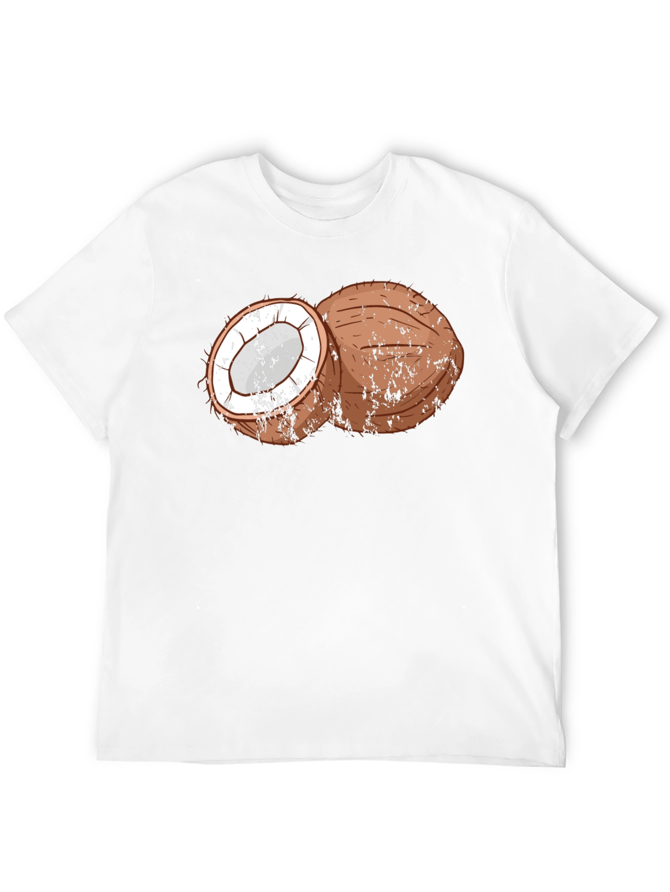 Coconut Graphic T-Shirt - Tropical Style