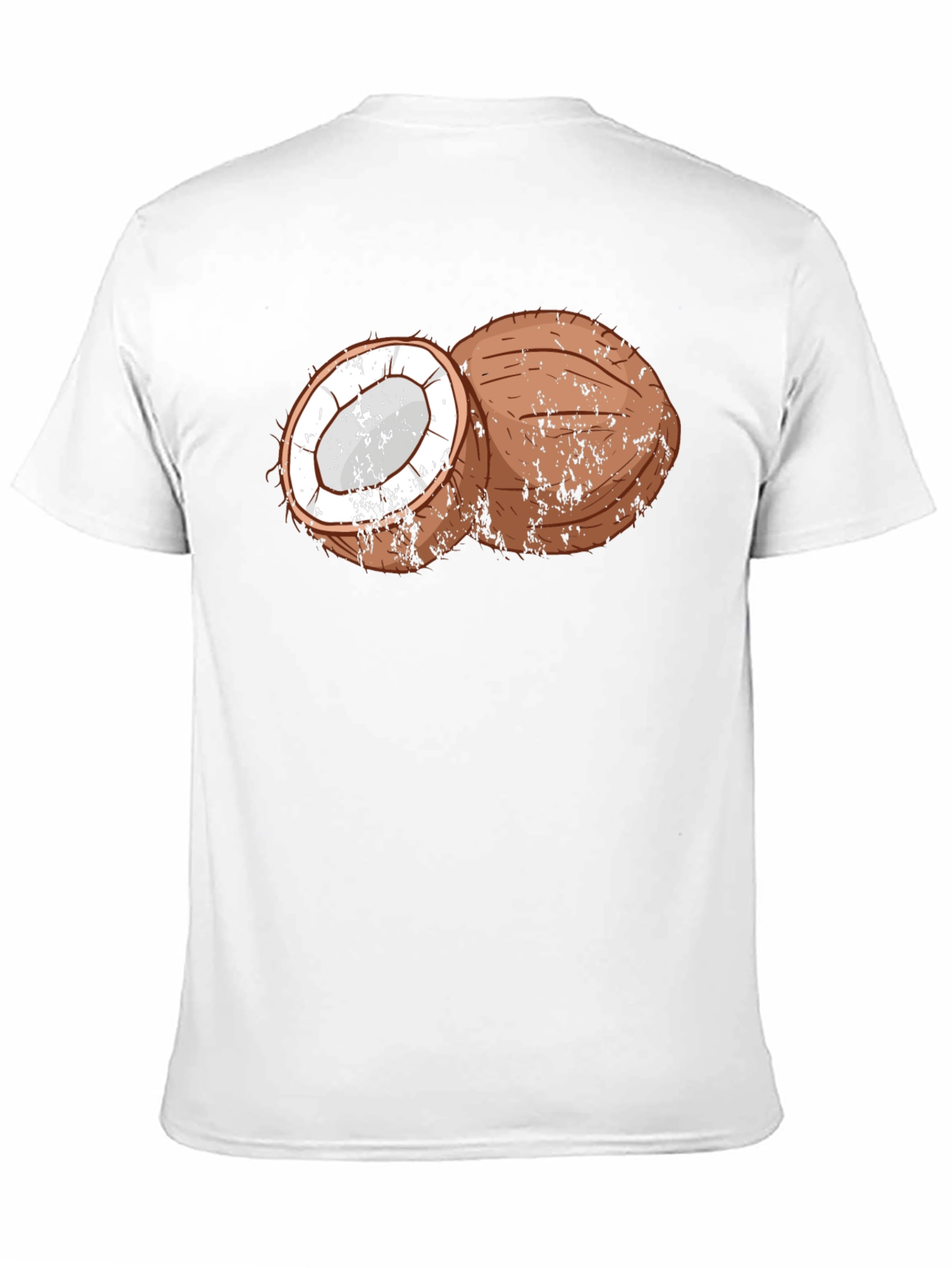 Coconut Graphic T-Shirt - Tropical Style