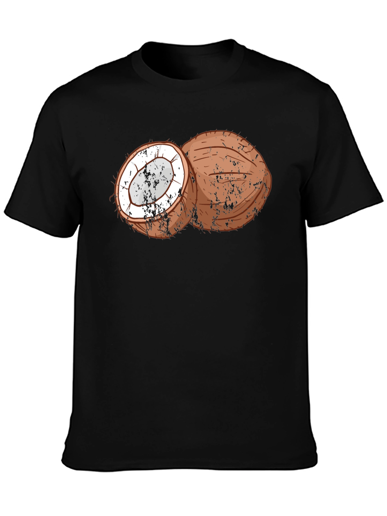 Coconut Graphic T-Shirt - Tropical Style